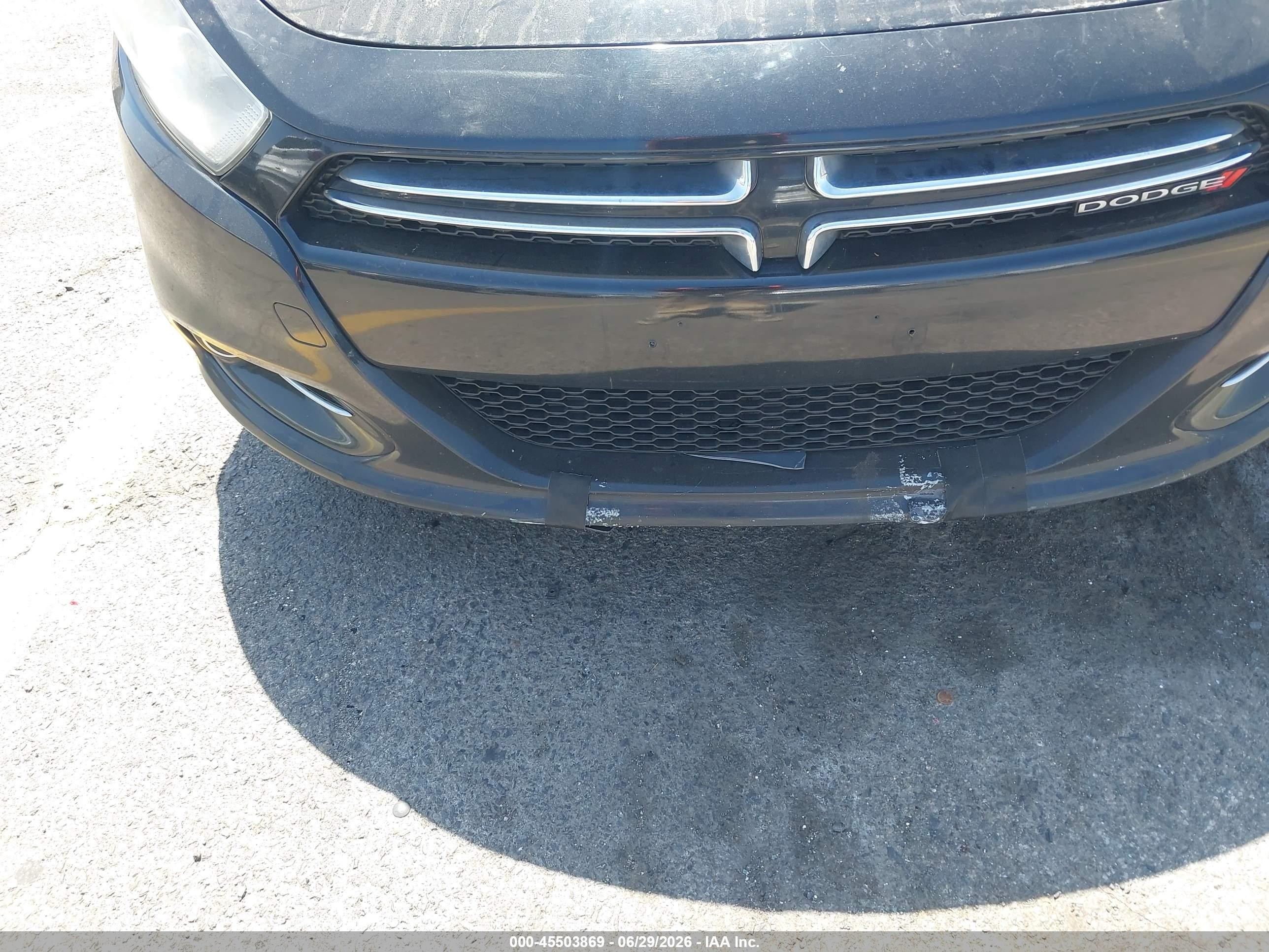 2013 Dodge Dart Limited Black vin: 1C3CDFCA4DD267055