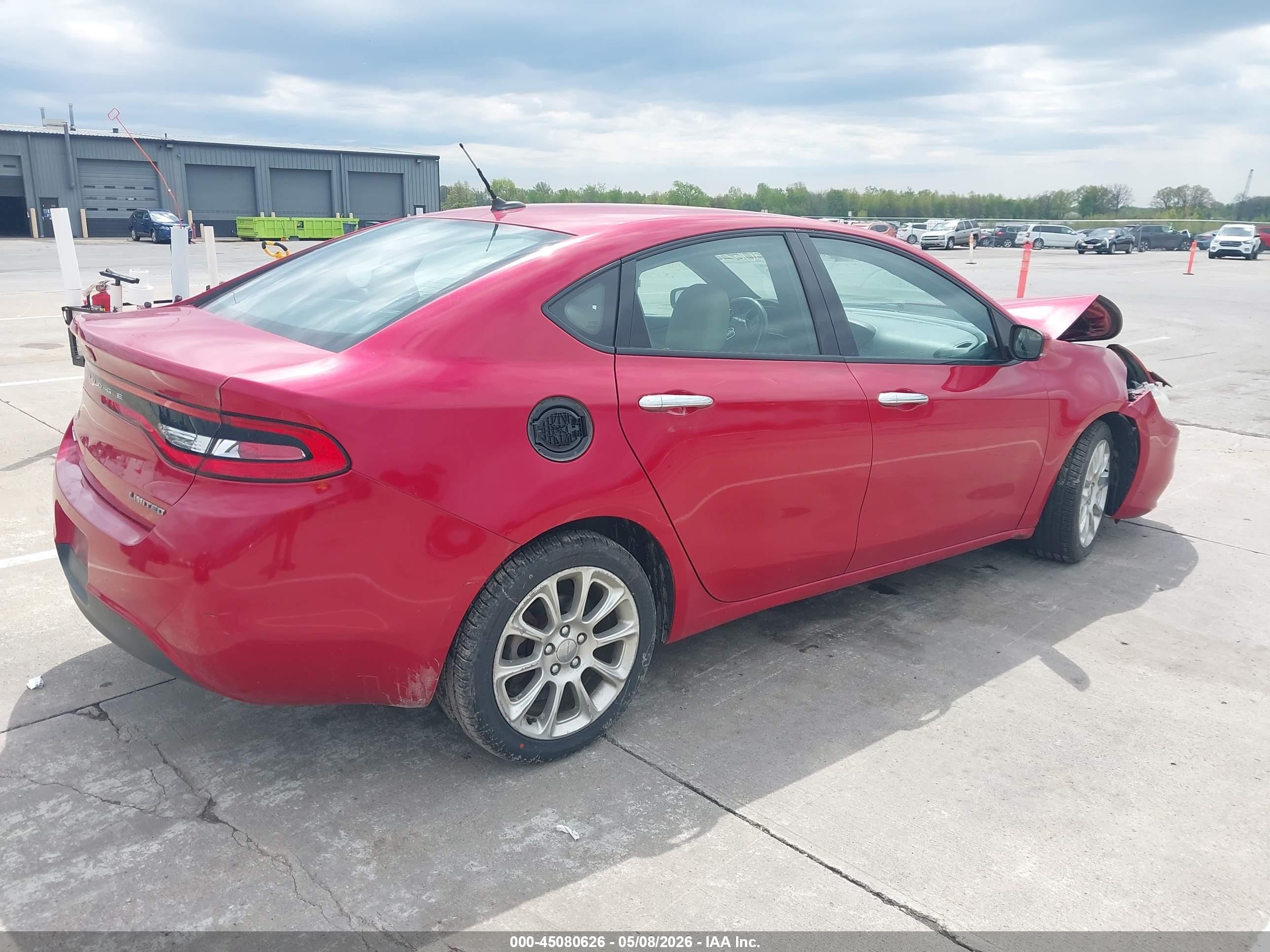 2013 Dodge Dart Limited Red vin: 1C3CDFCA4DD299214