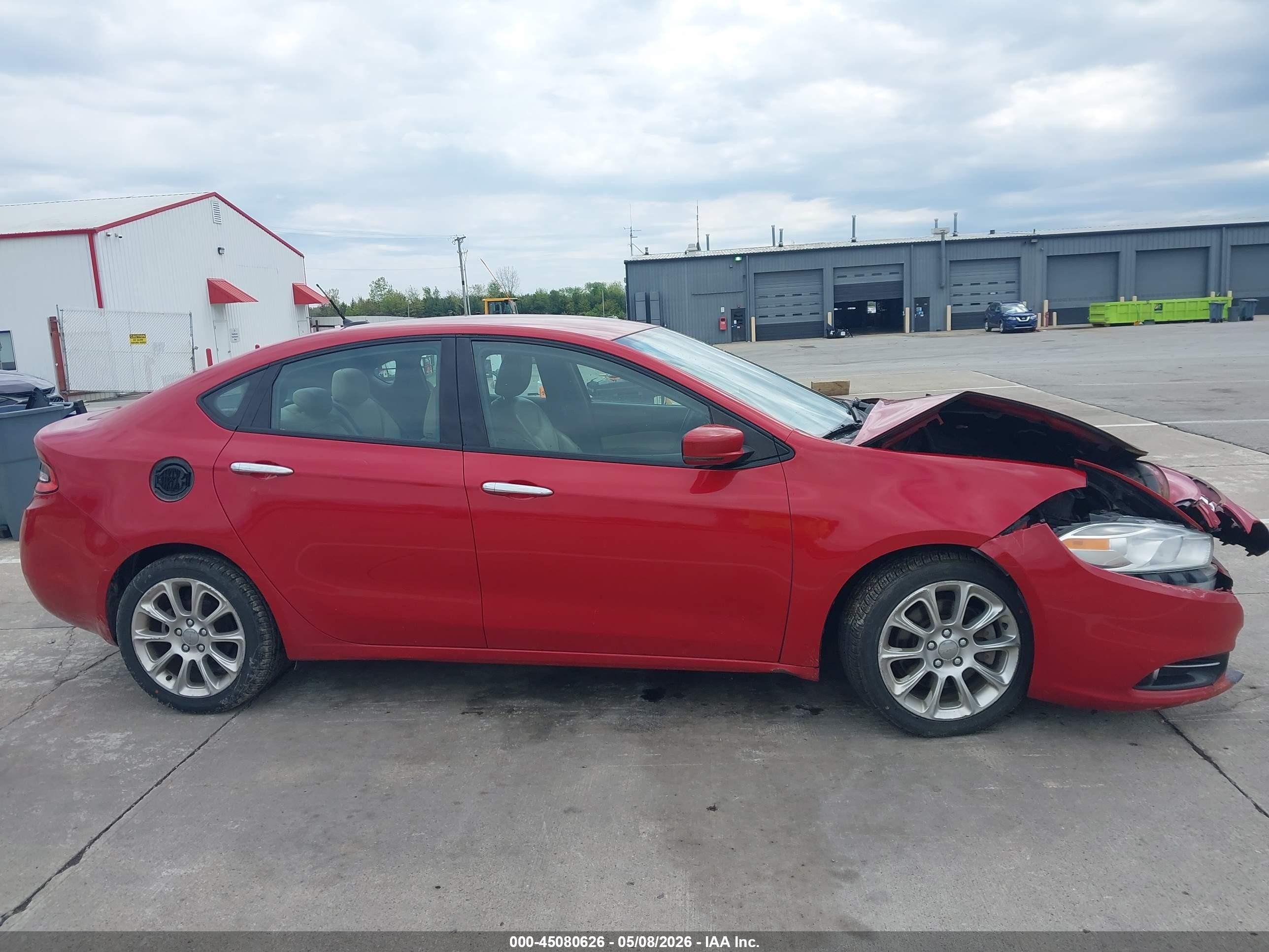 2013 Dodge Dart Limited Red vin: 1C3CDFCA4DD299214