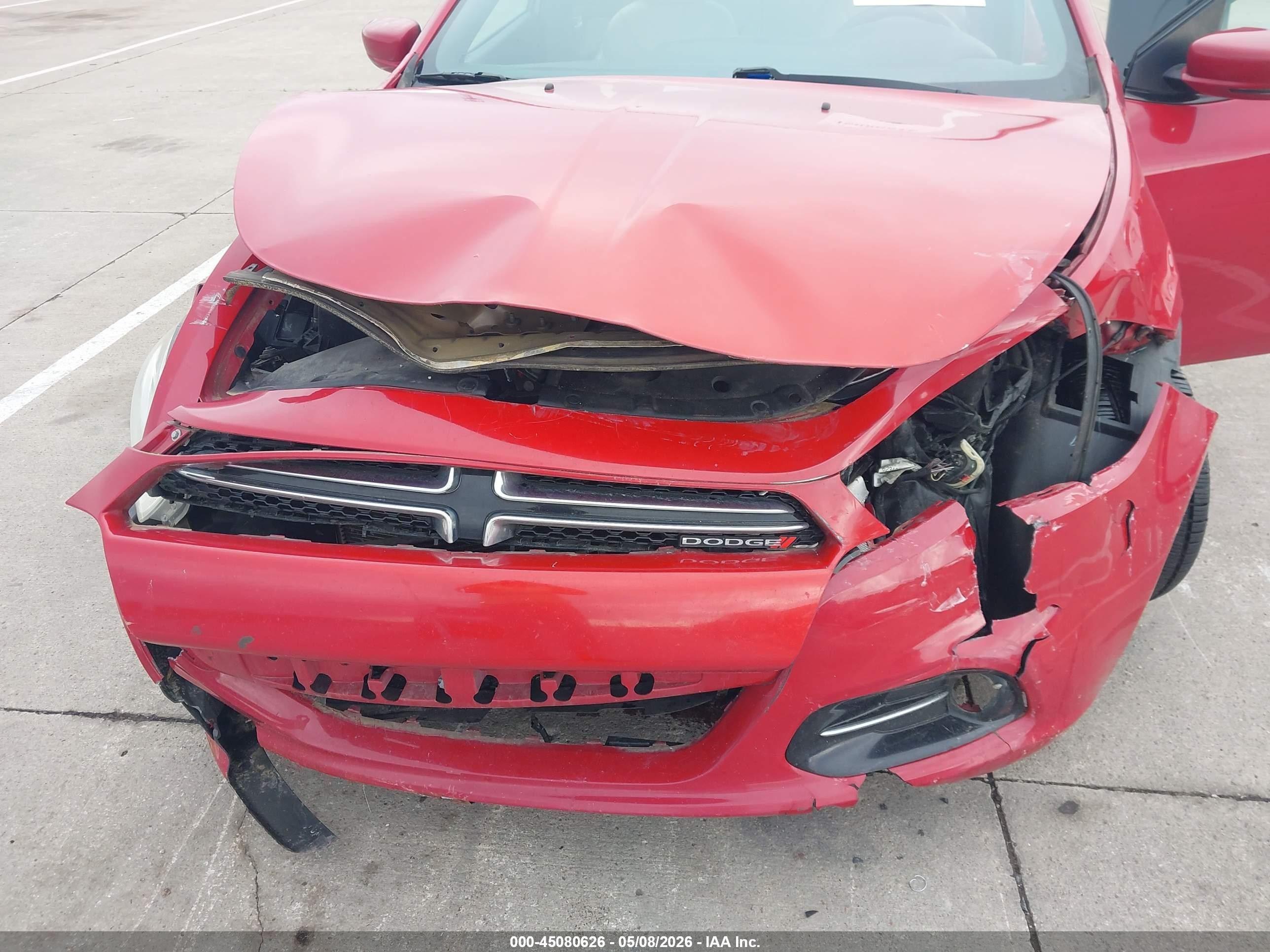 2013 Dodge Dart Limited Red vin: 1C3CDFCA4DD299214