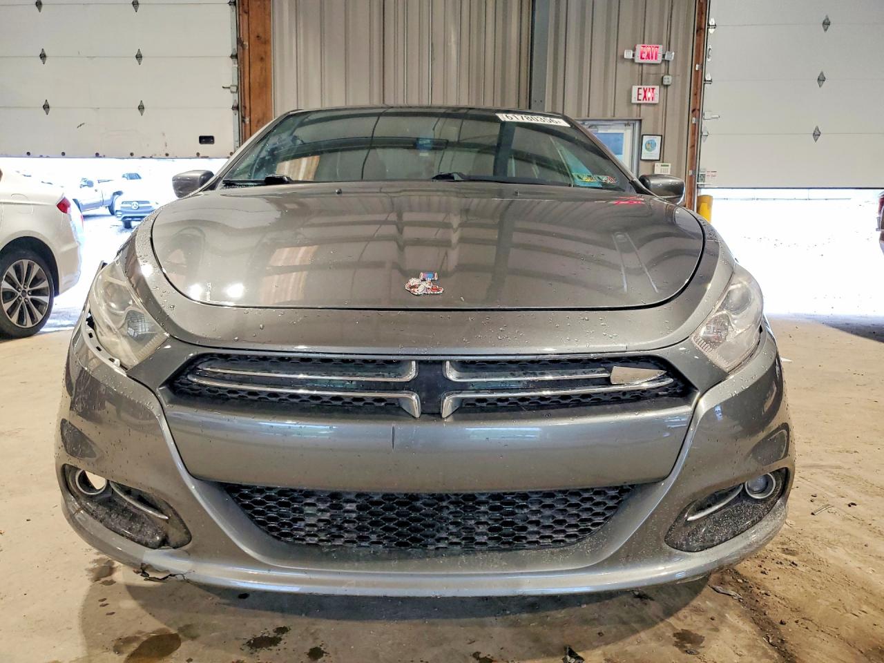 2013 Dodge Dart Limited Gray vin: 1C3CDFCA4DD682280