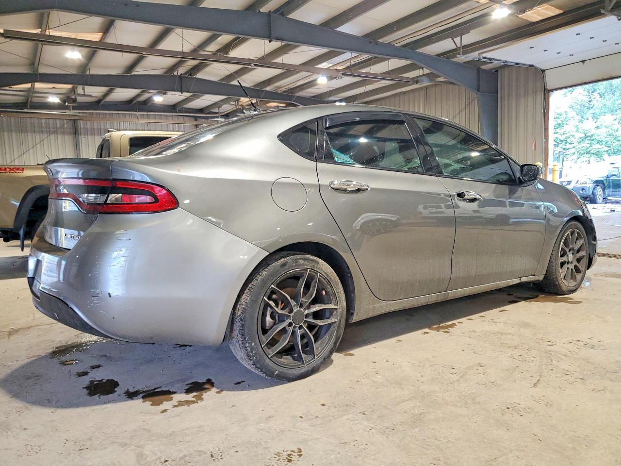2013 Dodge Dart Limited Gray vin: 1C3CDFCA4DD682280