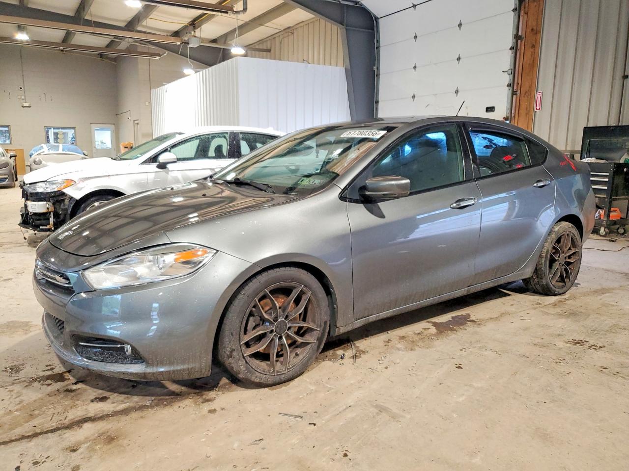 2013 Dodge Dart Limited Gray vin: 1C3CDFCA4DD682280
