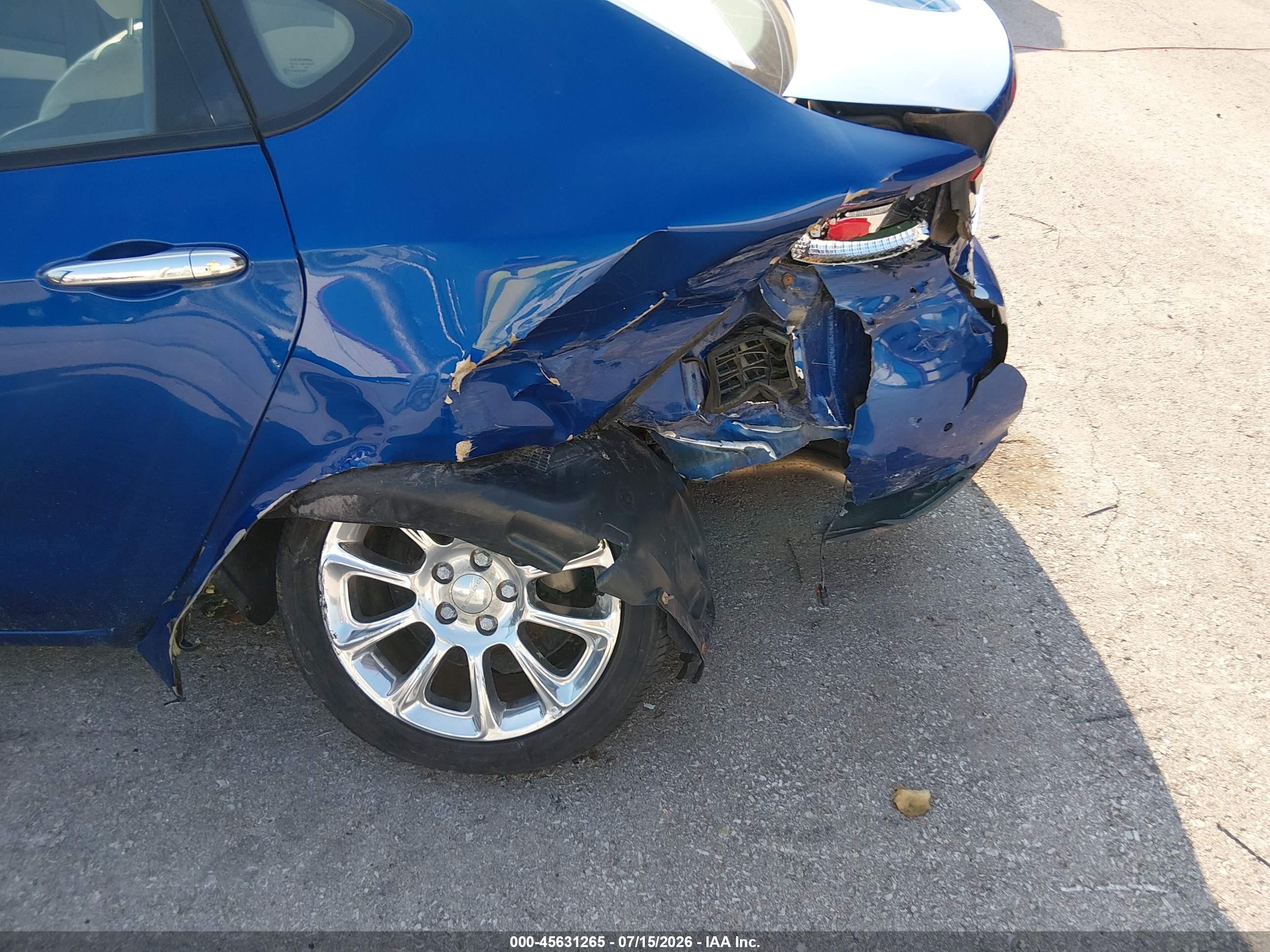 2013 Dodge Dart Limited Blue vin: 1C3CDFCA5DD132814