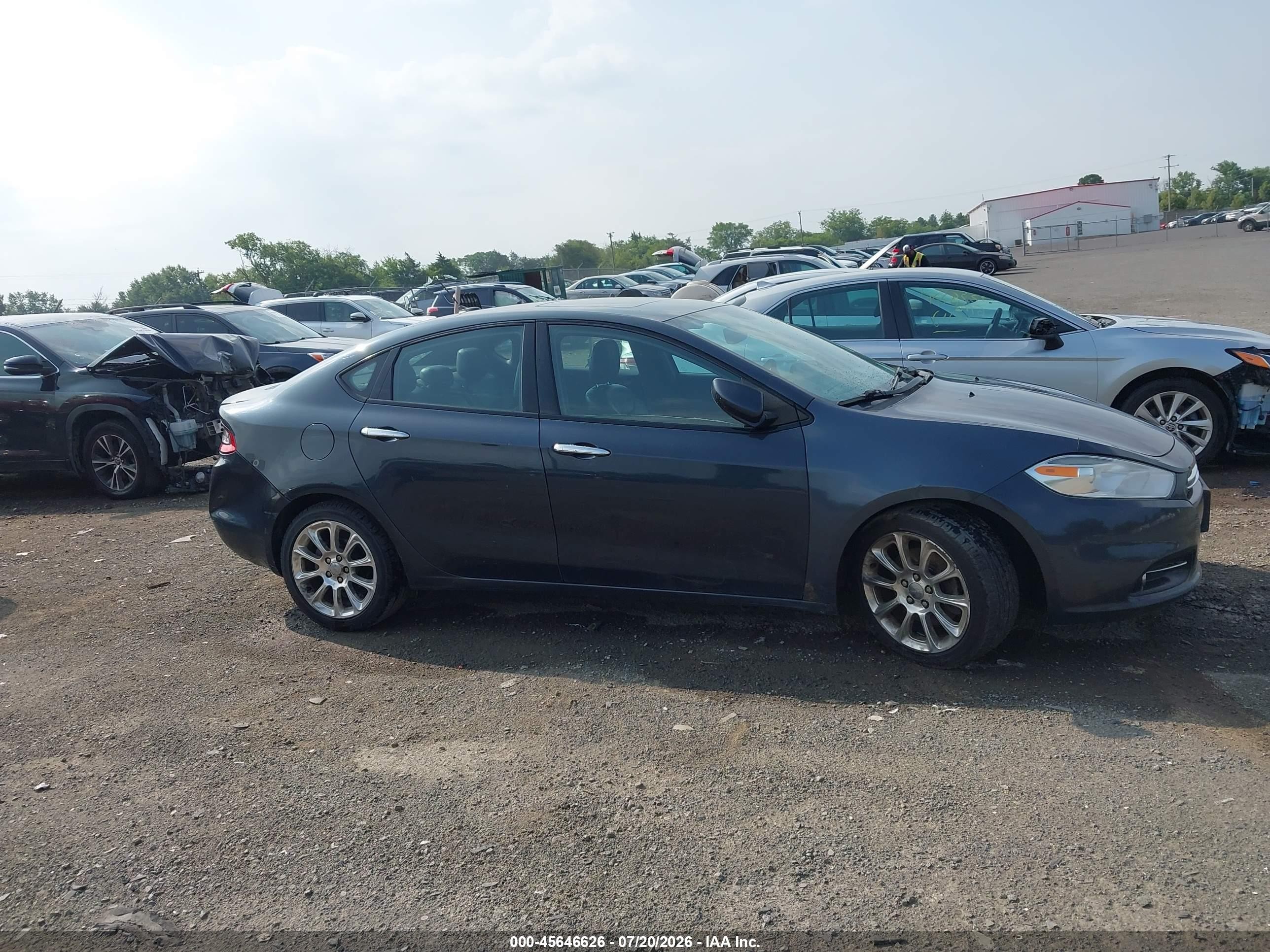 2013 Dodge Dart Limited Black vin: 1C3CDFCA5DD216650