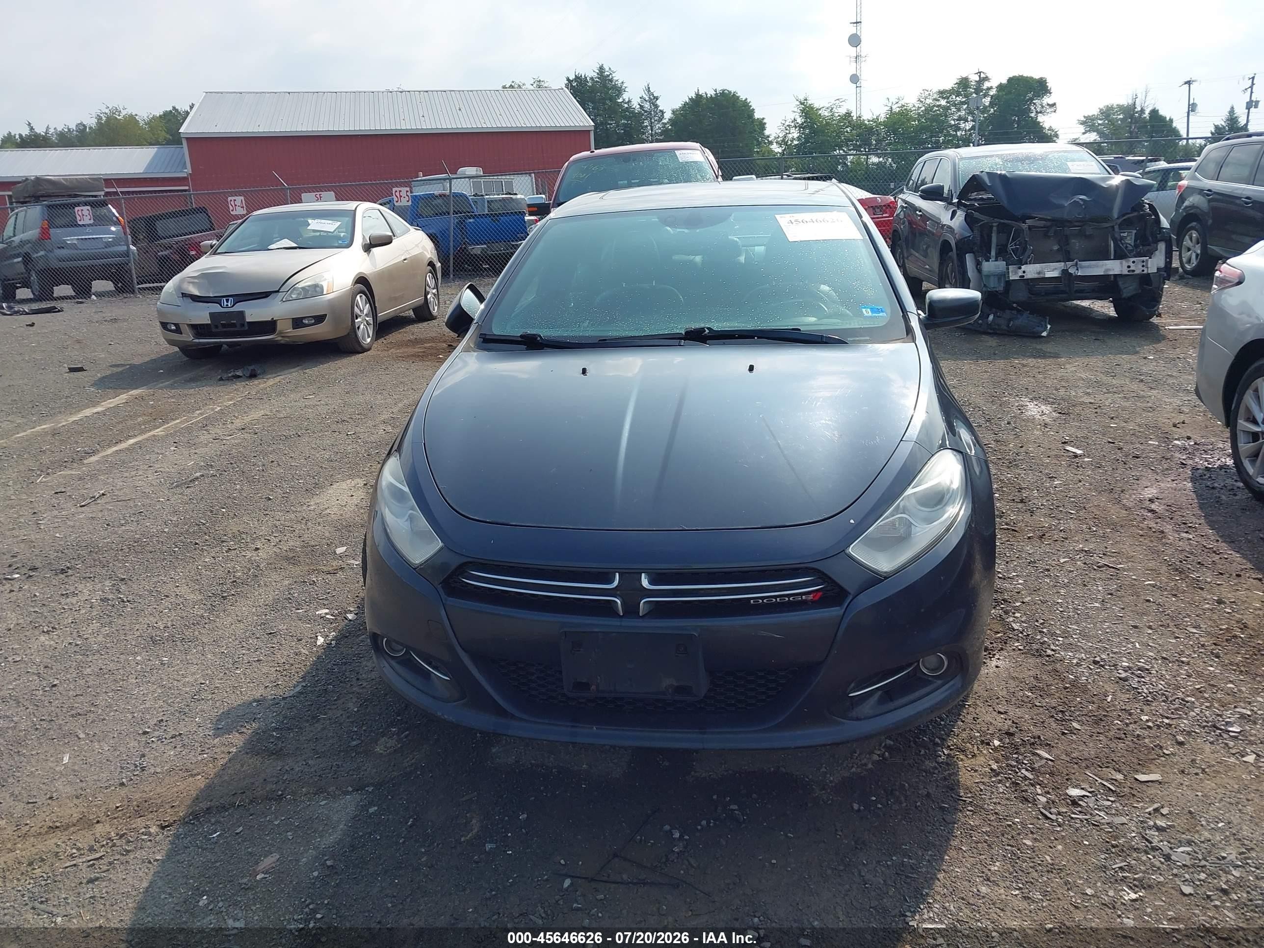 2013 Dodge Dart Limited Black vin: 1C3CDFCA5DD216650