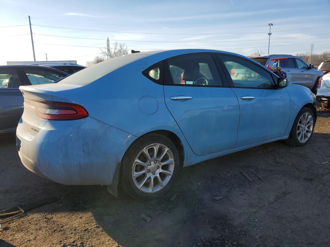 2013 Dodge Dart Limited Blue vin: 1C3CDFCA5DD293728