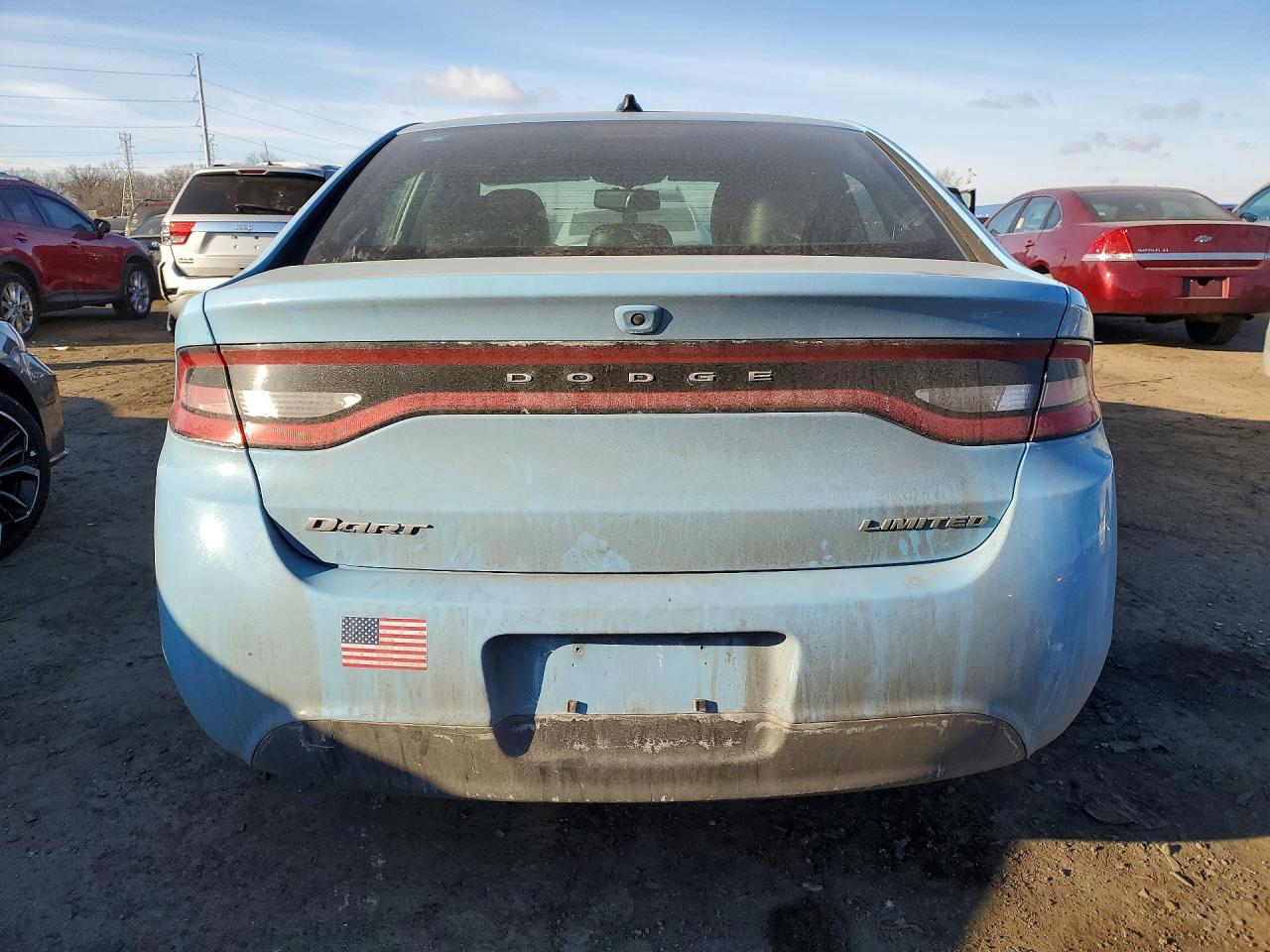 2013 Dodge Dart Limited Blue vin: 1C3CDFCA5DD293728