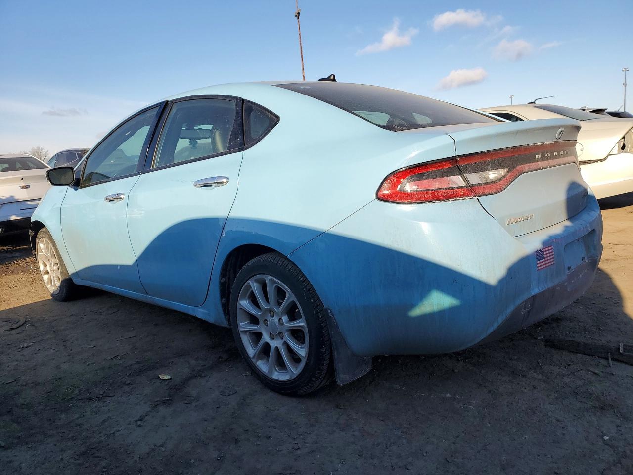 2013 Dodge Dart Limited Blue vin: 1C3CDFCA5DD293728