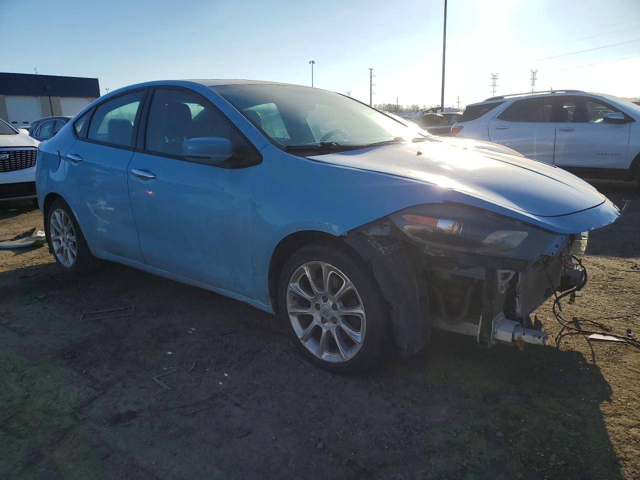 2013 Dodge Dart Limited Blue vin: 1C3CDFCA5DD293728