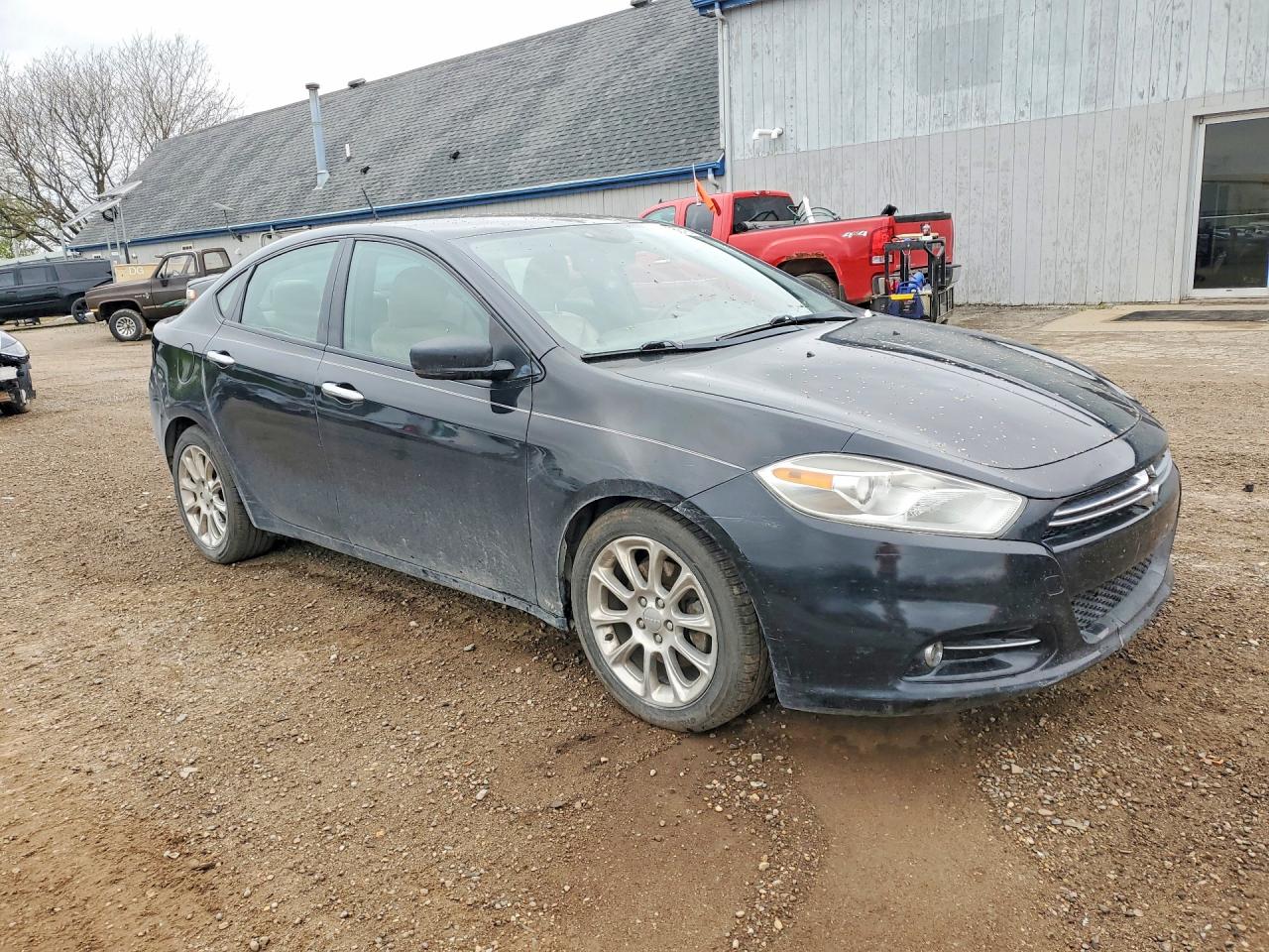 2013 Dodge Dart Limited Black vin: 1C3CDFCA6DD225177