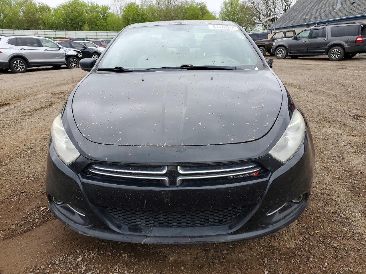 2013 Dodge Dart Limited Black vin: 1C3CDFCA6DD225177