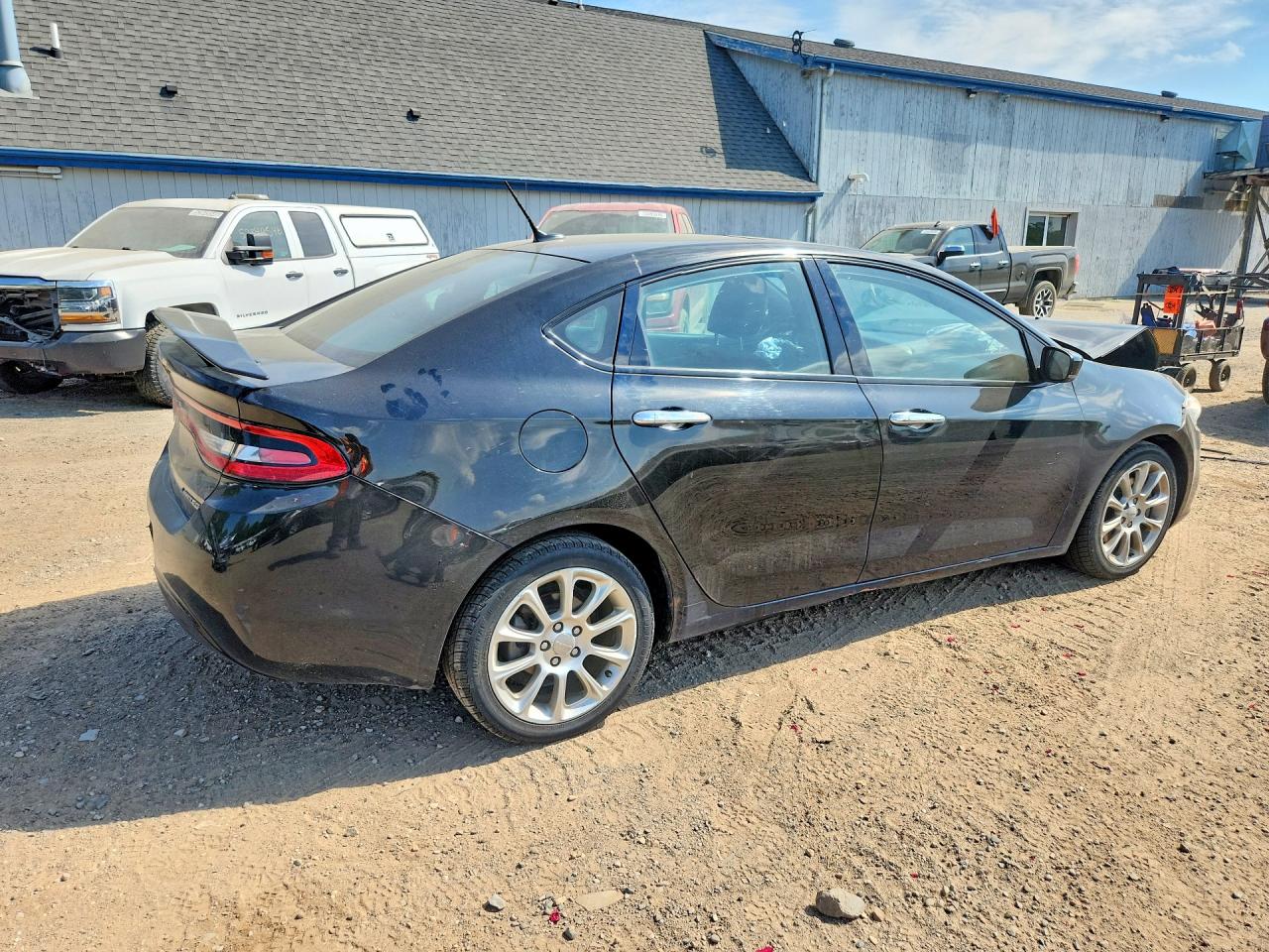 2013 Dodge Dart Limited Black vin: 1C3CDFCA6DD285380