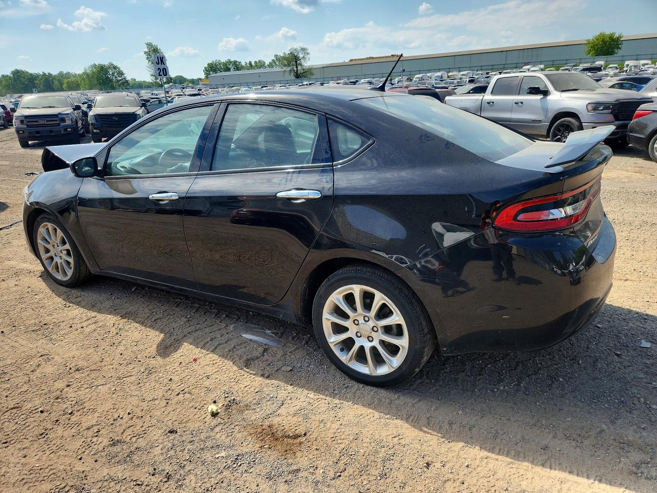 2013 Dodge Dart Limited Black vin: 1C3CDFCA6DD285380