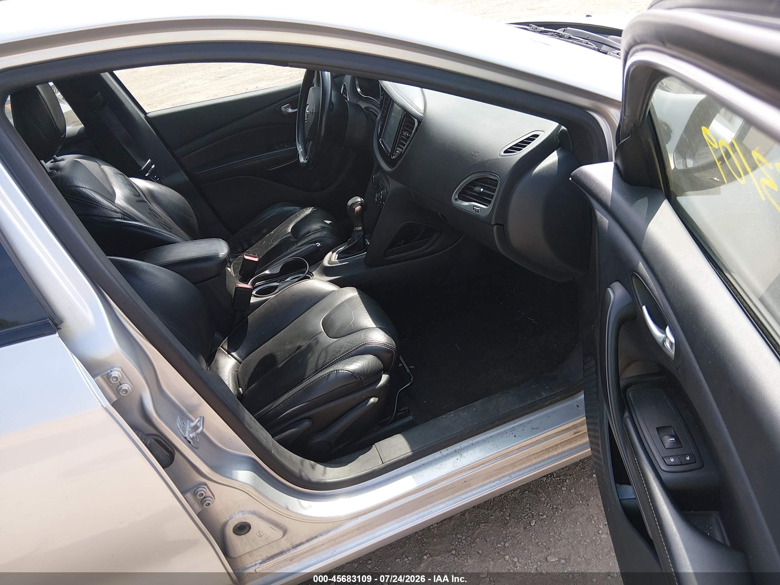 2013 Dodge Dart Limited Silver vin: 1C3CDFCA7DD106859