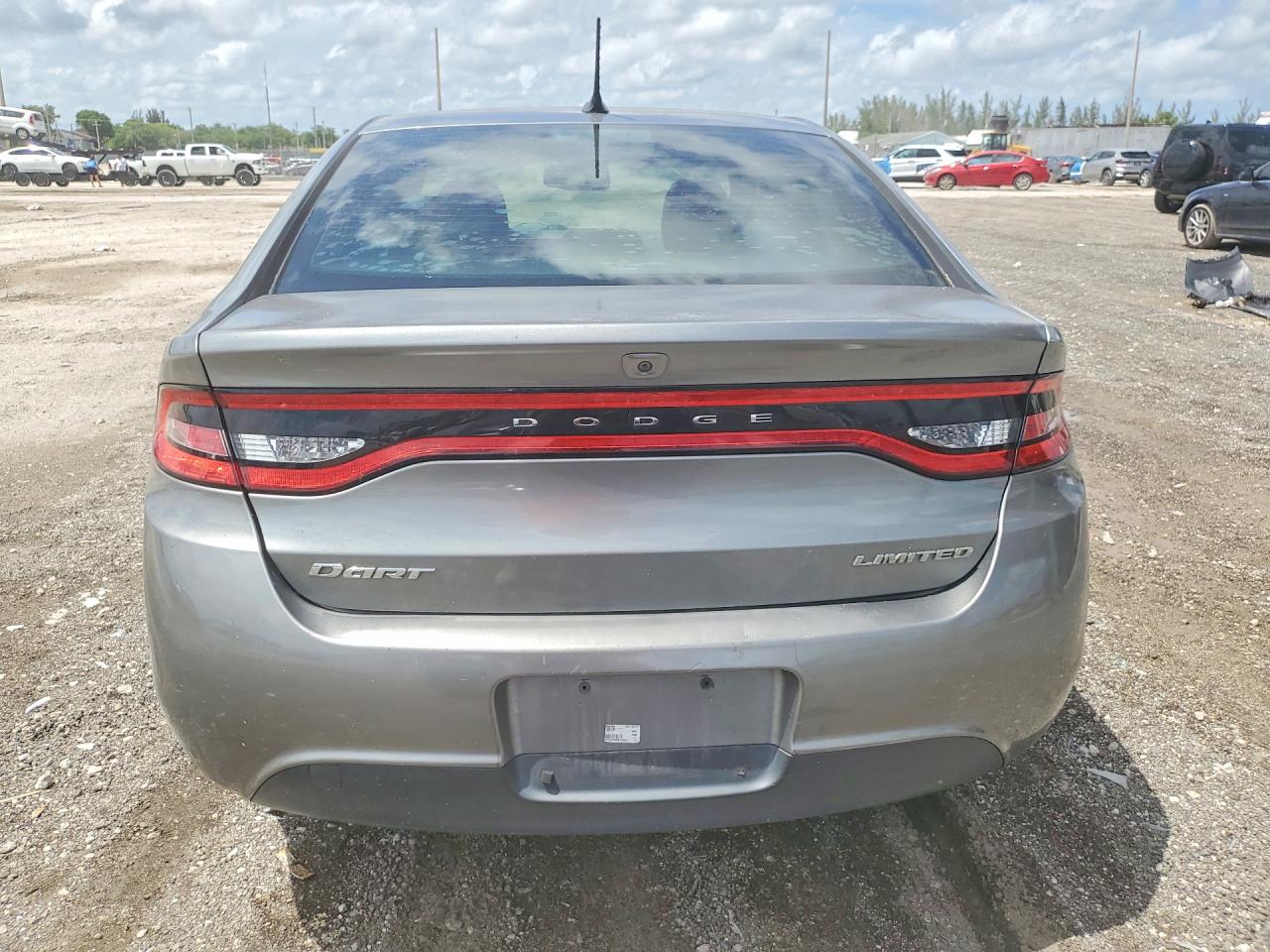 2013 Dodge Dart Limited Gray vin: 1C3CDFCA8DD106837