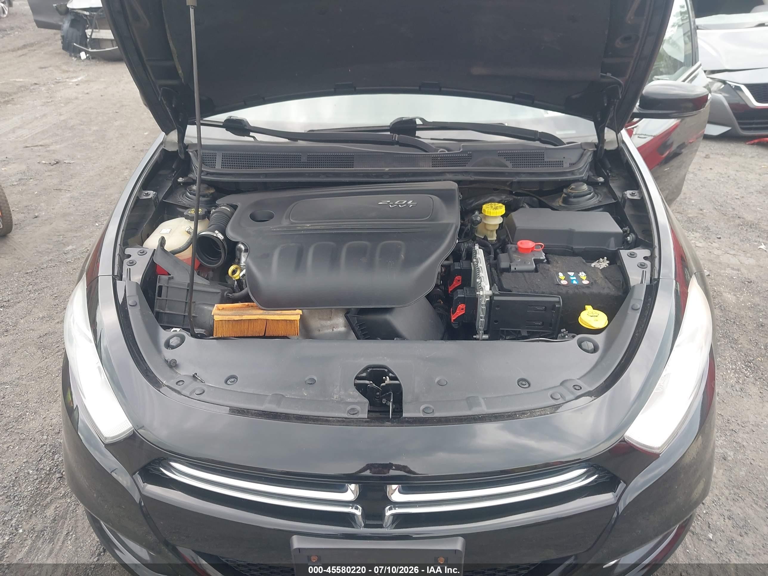 2013 Dodge Dart Limited Black vin: 1C3CDFCA8DD322008