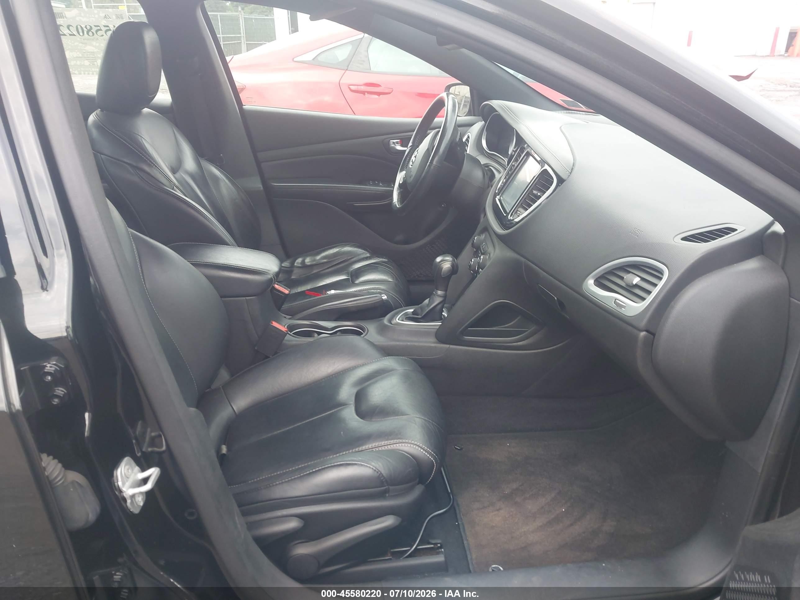 2013 Dodge Dart Limited Black vin: 1C3CDFCA8DD322008