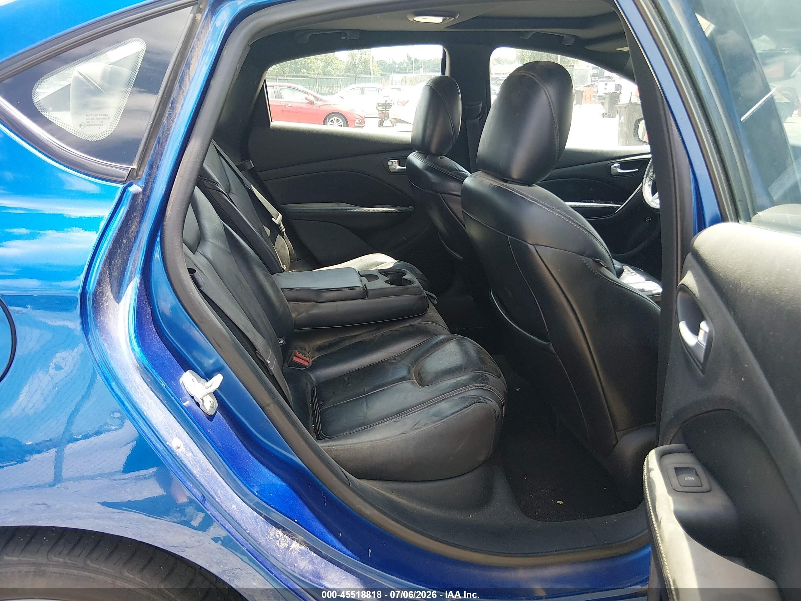 2013 Dodge Dart Limited Blue vin: 1C3CDFCAXDD176078