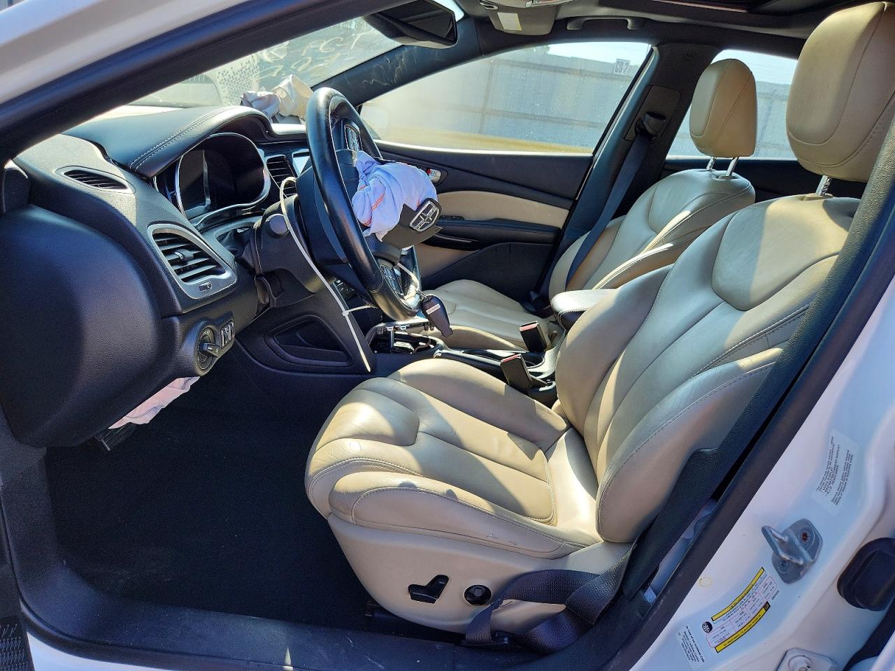 2013 Dodge Dart Limited White vin: 1C3CDFCAXDD324326