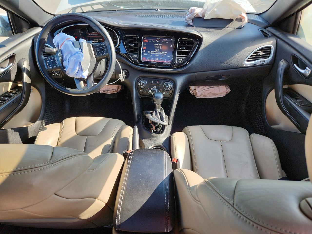 2013 Dodge Dart Limited White vin: 1C3CDFCAXDD324326