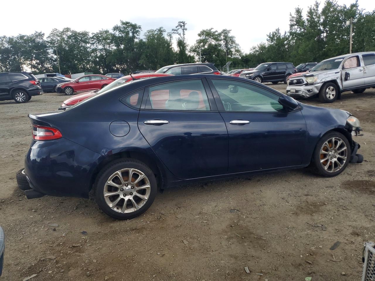2013 Dodge Dart Limited Синий vin: 1C3CDFCAXDD346553