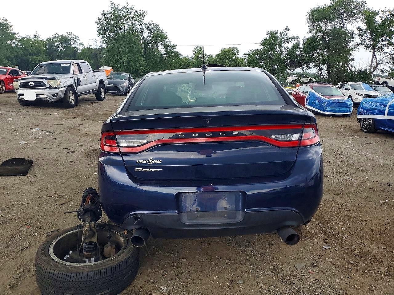 2013 Dodge Dart Limited Синий vin: 1C3CDFCAXDD346553