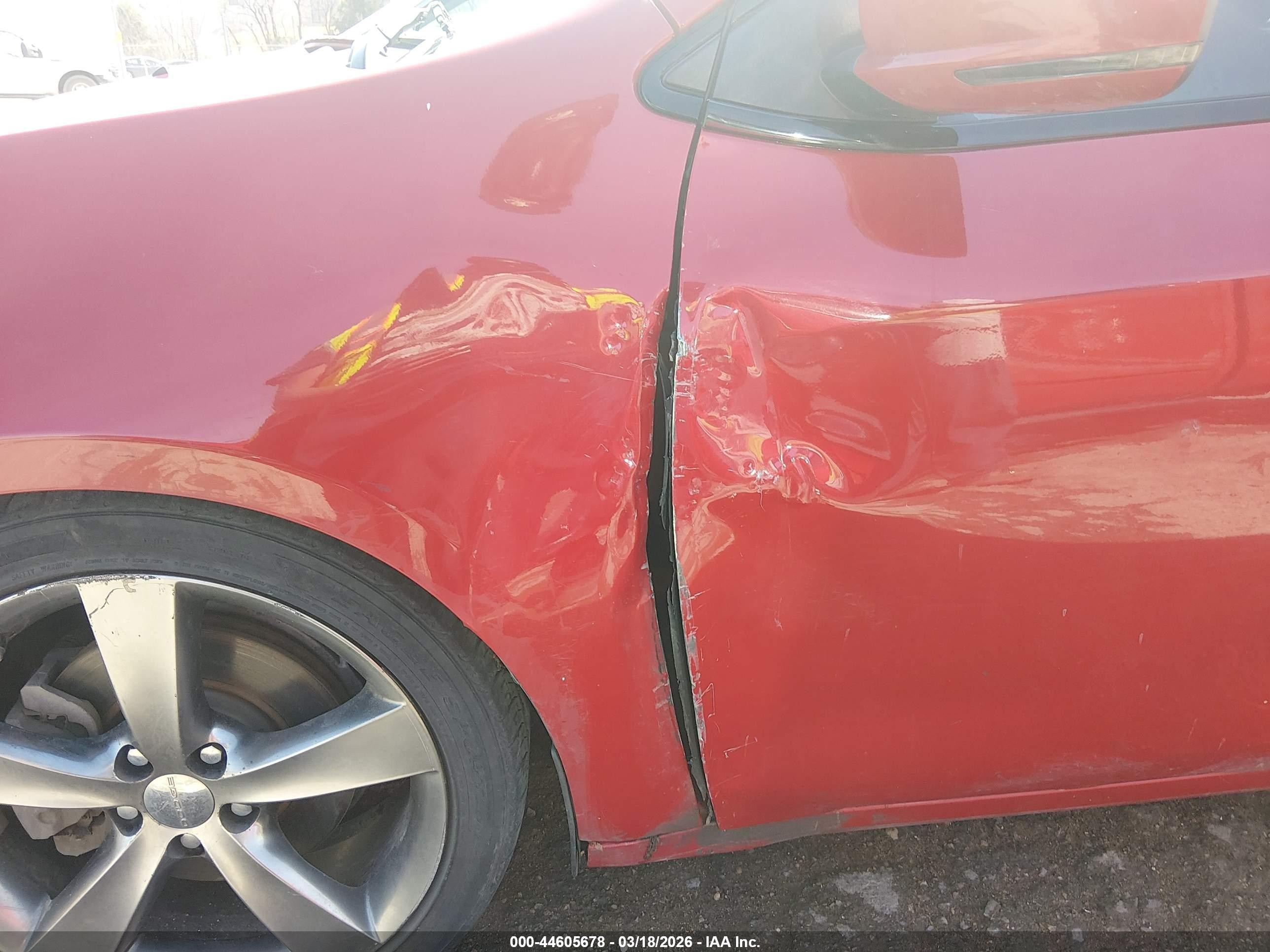 2013 Dodge Dart Gt Красный vin: 1C3CDFCB0DD327924