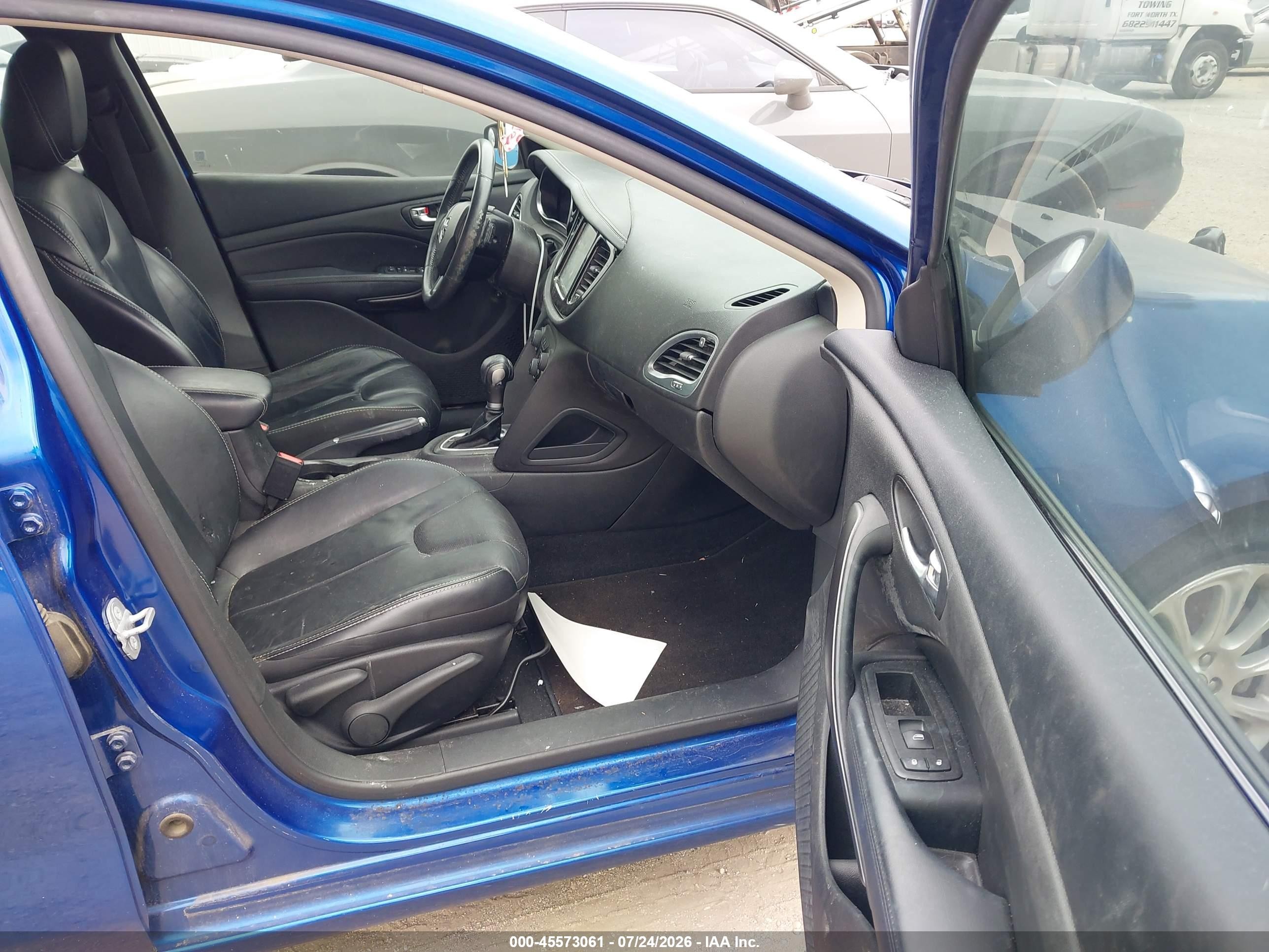 2014 Dodge Dart Limited Blue vin: 1C3CDFCB0ED695893