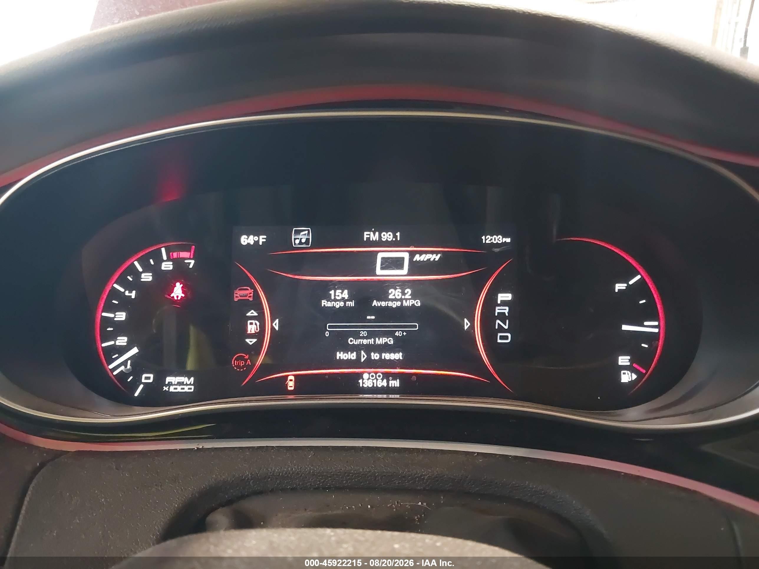 2015 Dodge Dart Limited Красный vin: 1C3CDFCB0FD266996