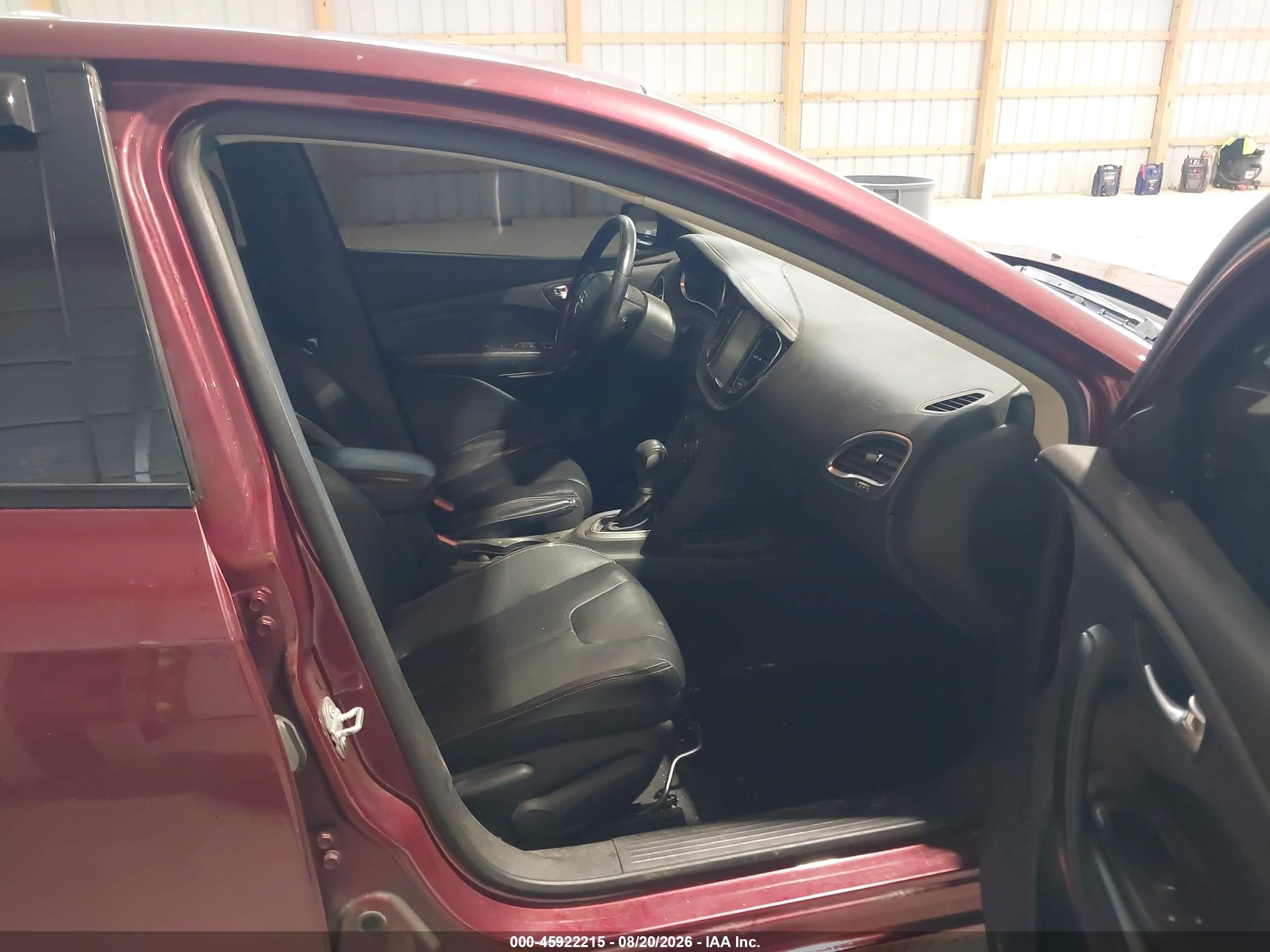 2015 Dodge Dart Limited Красный vin: 1C3CDFCB0FD266996