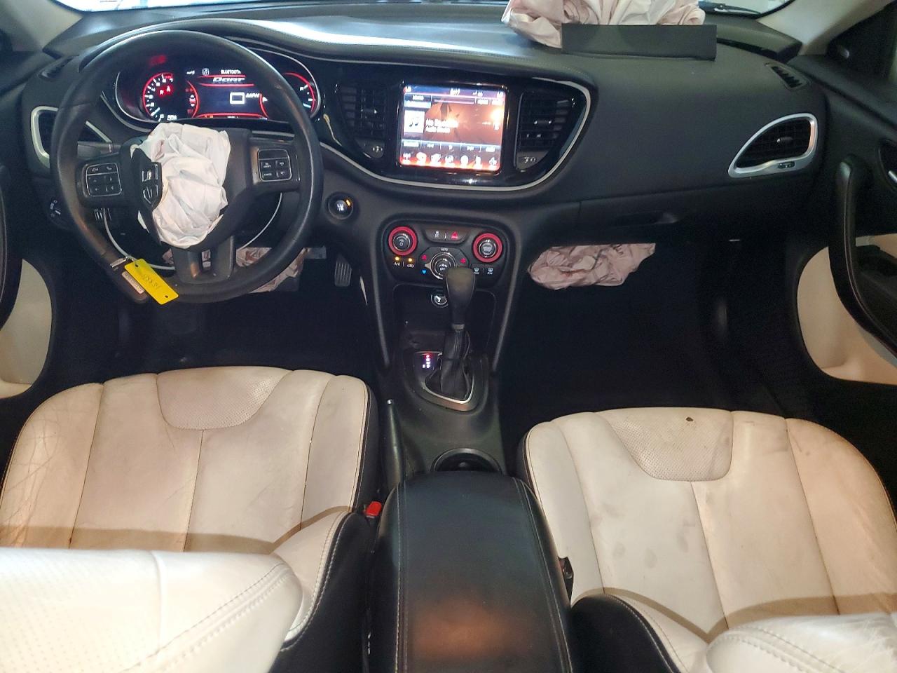 2015 Dodge Dart Limited White vin: 1C3CDFCB0FD405783