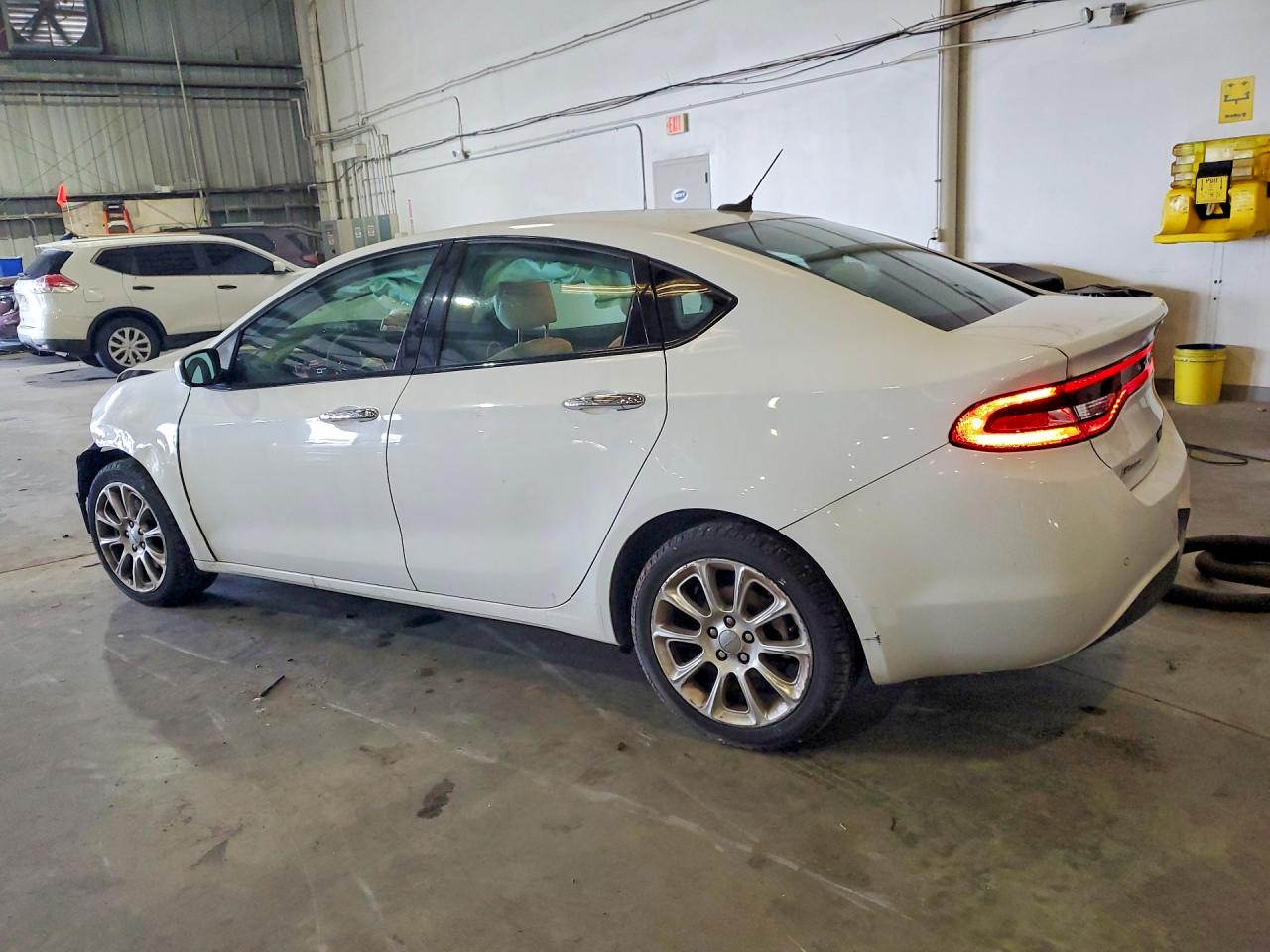 2015 Dodge Dart Limited White vin: 1C3CDFCB0FD405783