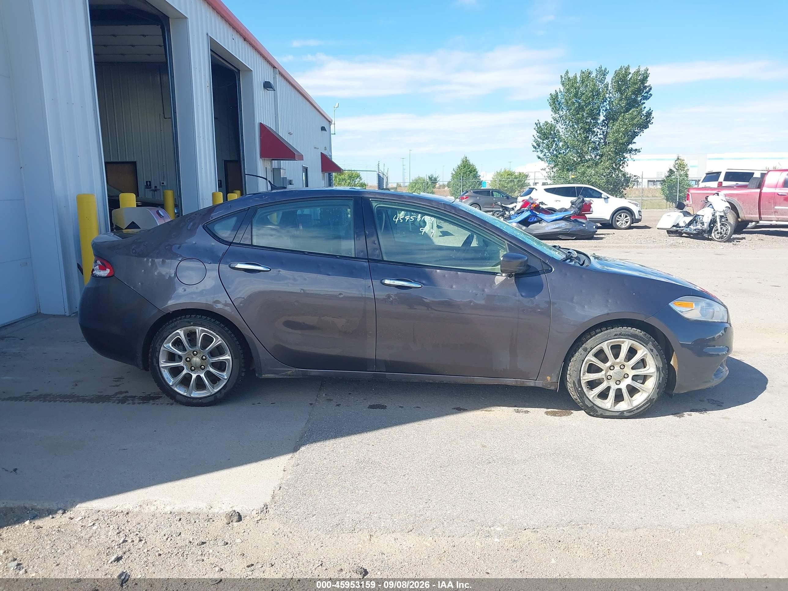 2015 Dodge Dart Limited Серый vin: 1C3CDFCB1FD422690