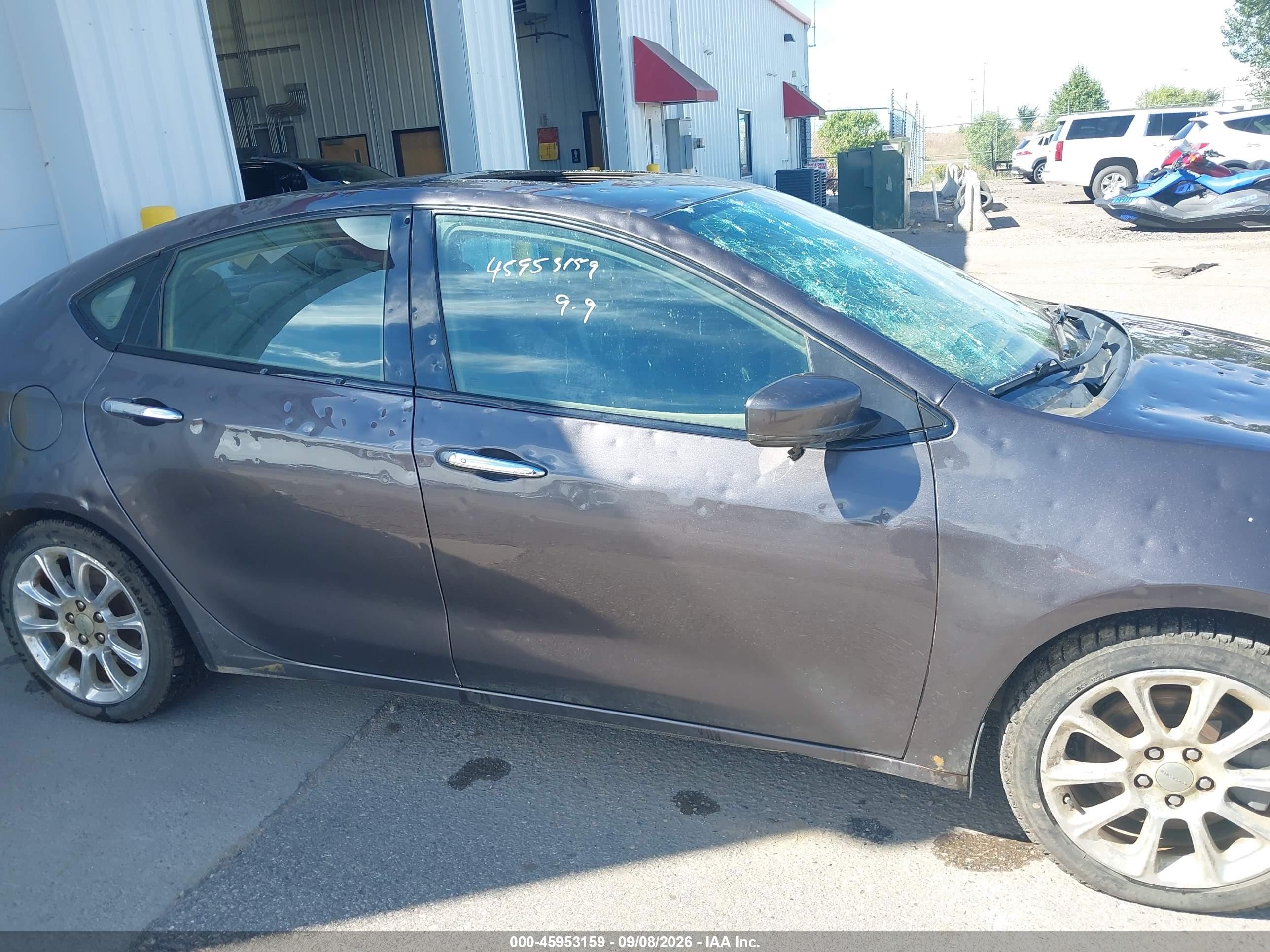2015 Dodge Dart Limited Серый vin: 1C3CDFCB1FD422690