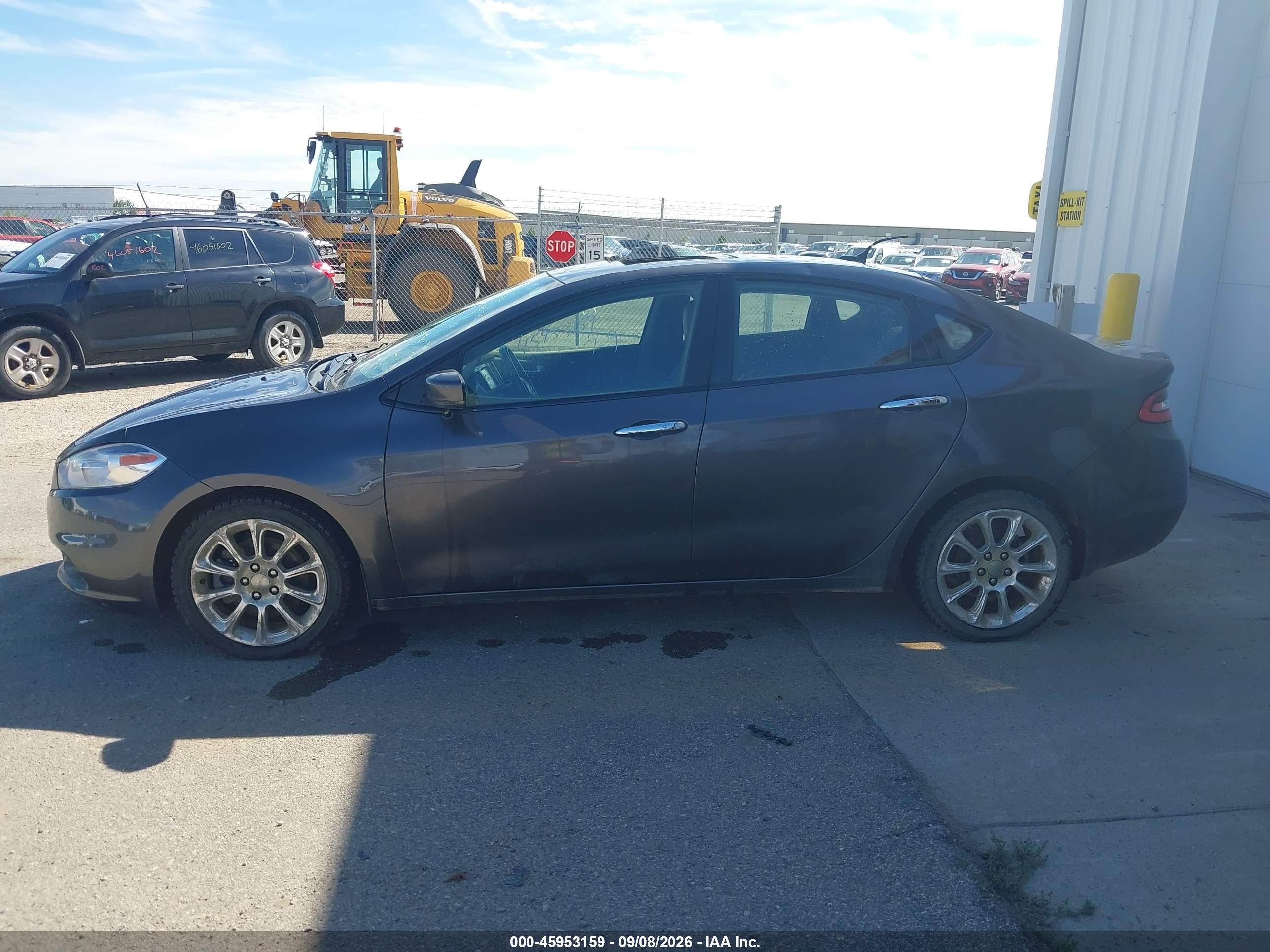 2015 Dodge Dart Limited Серый vin: 1C3CDFCB1FD422690