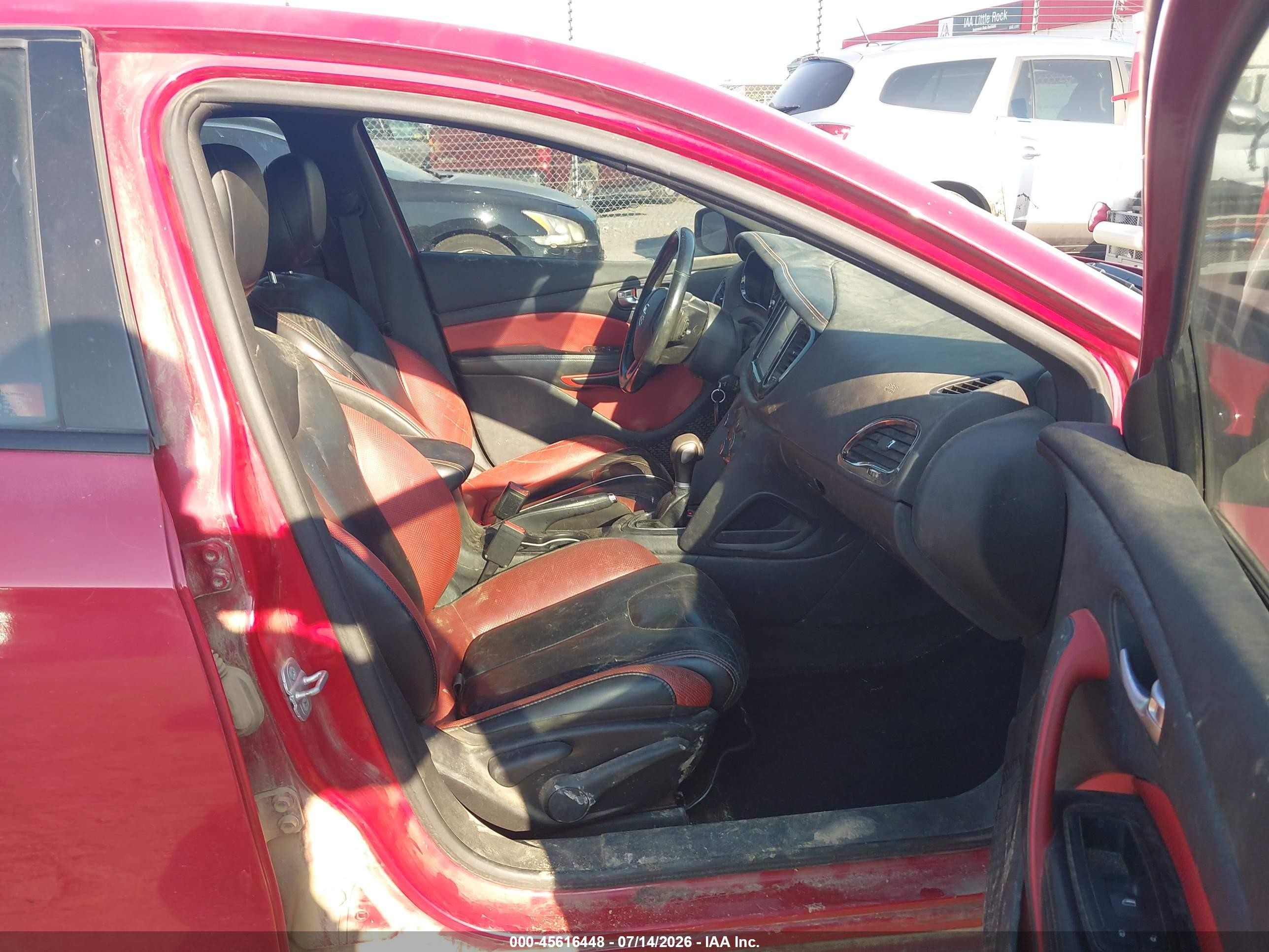 2013 Dodge Dart Gt Red vin: 1C3CDFCB2DD341792