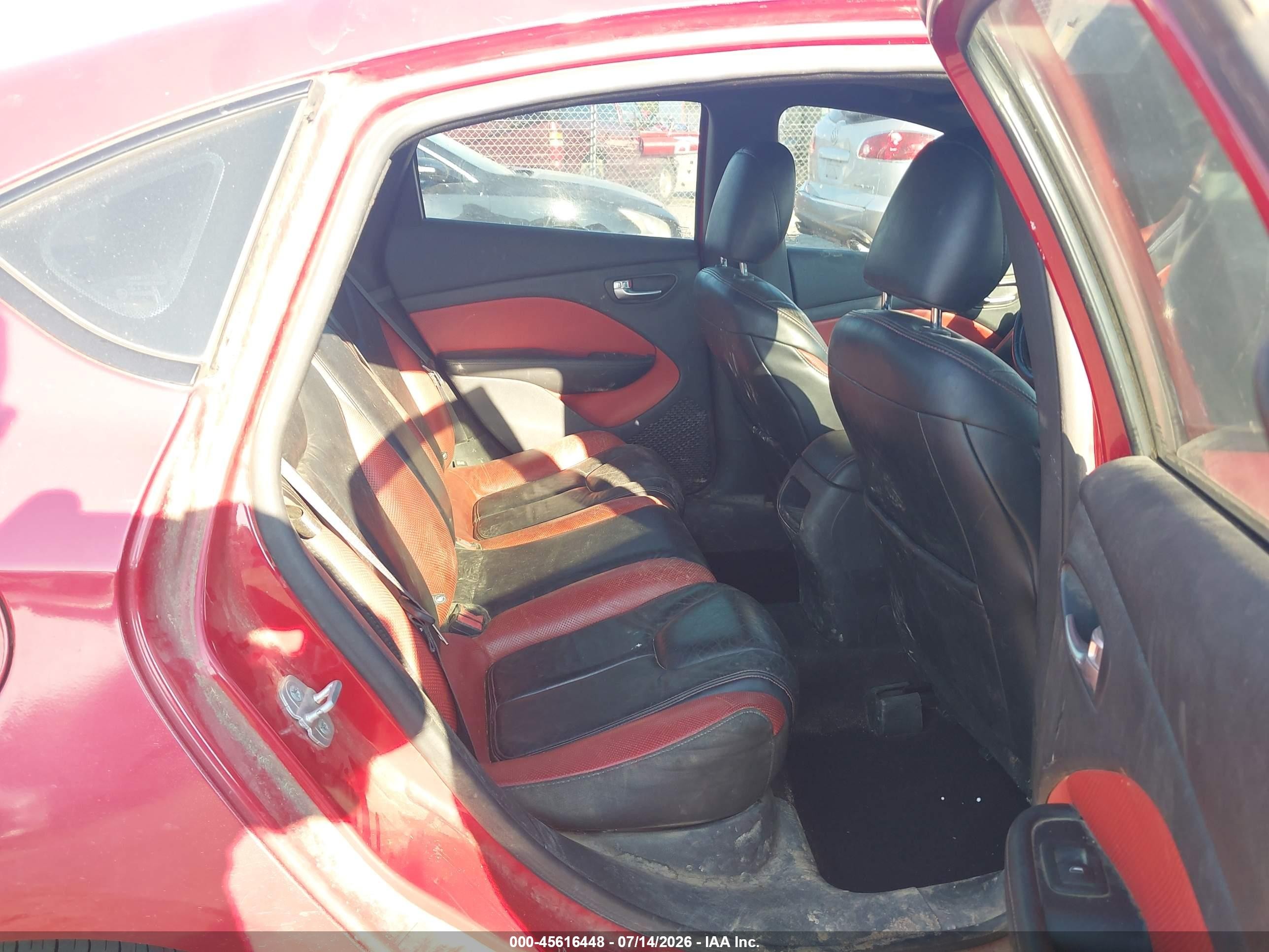 2013 Dodge Dart Gt Red vin: 1C3CDFCB2DD341792