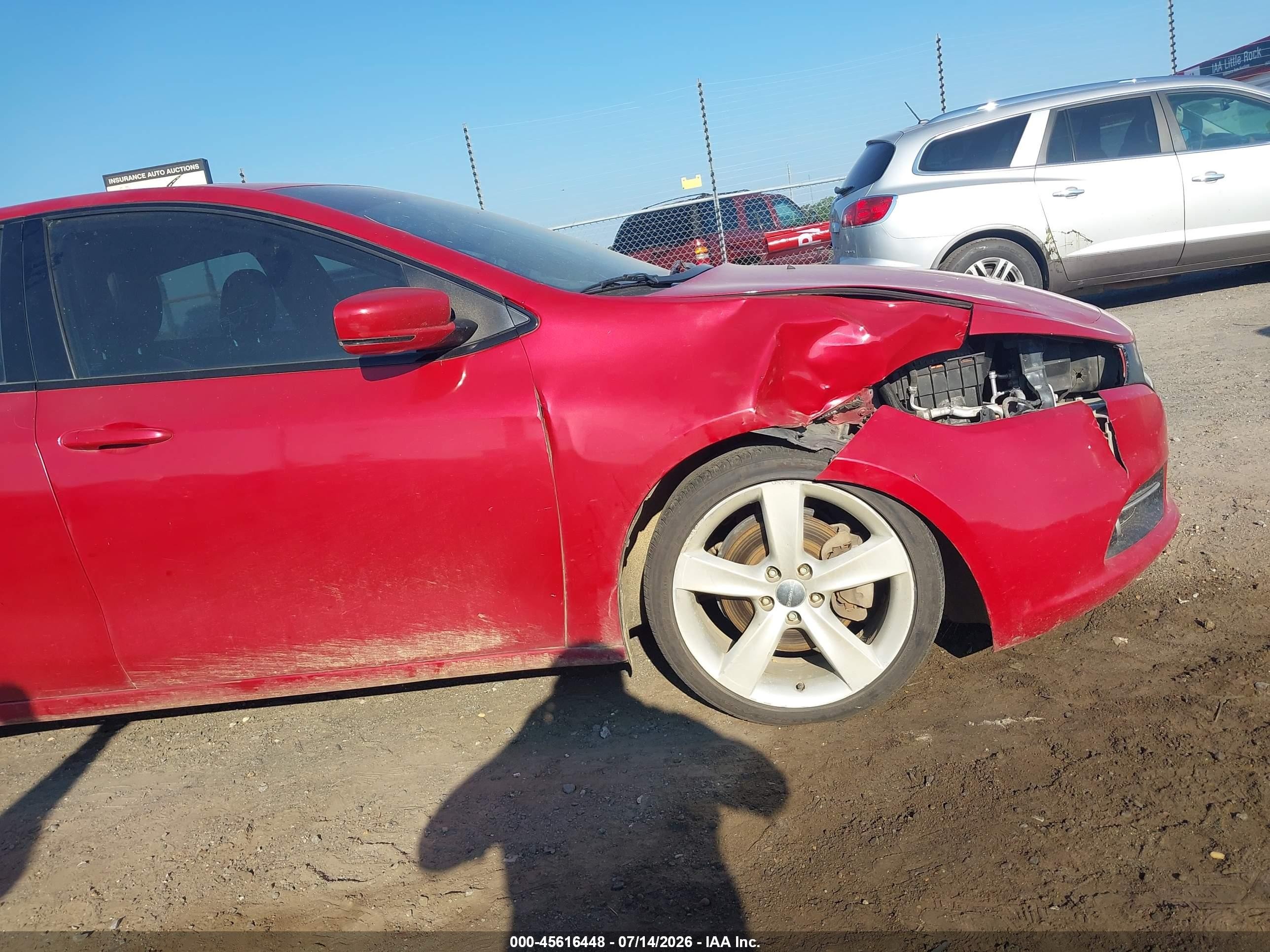 2013 Dodge Dart Gt Red vin: 1C3CDFCB2DD341792