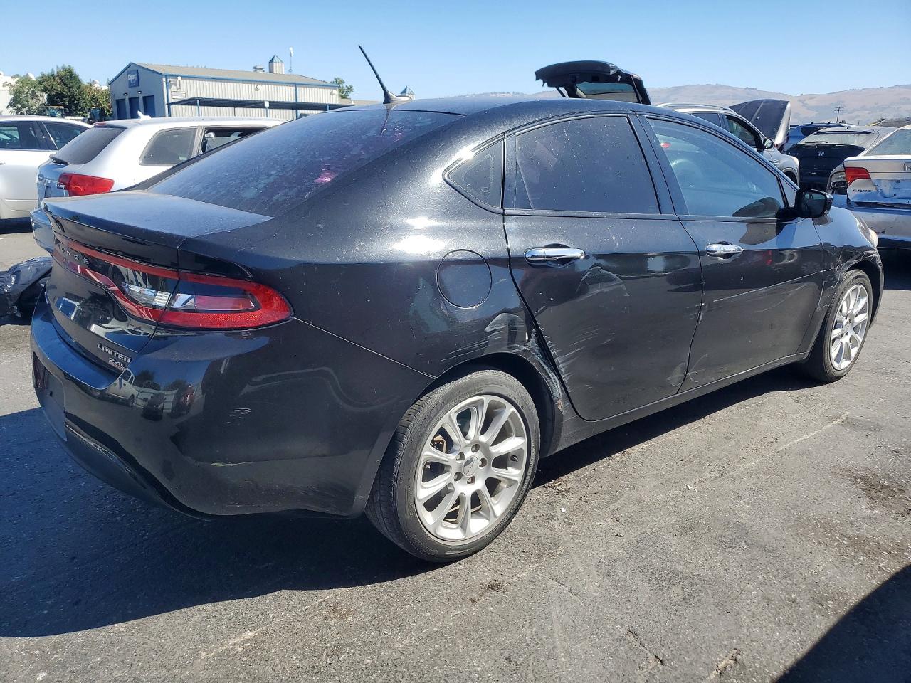 2014 Dodge Dart Limited Black vin: 1C3CDFCB3ED748117