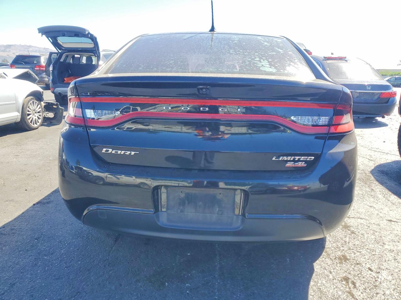 2014 Dodge Dart Limited Black vin: 1C3CDFCB3ED748117