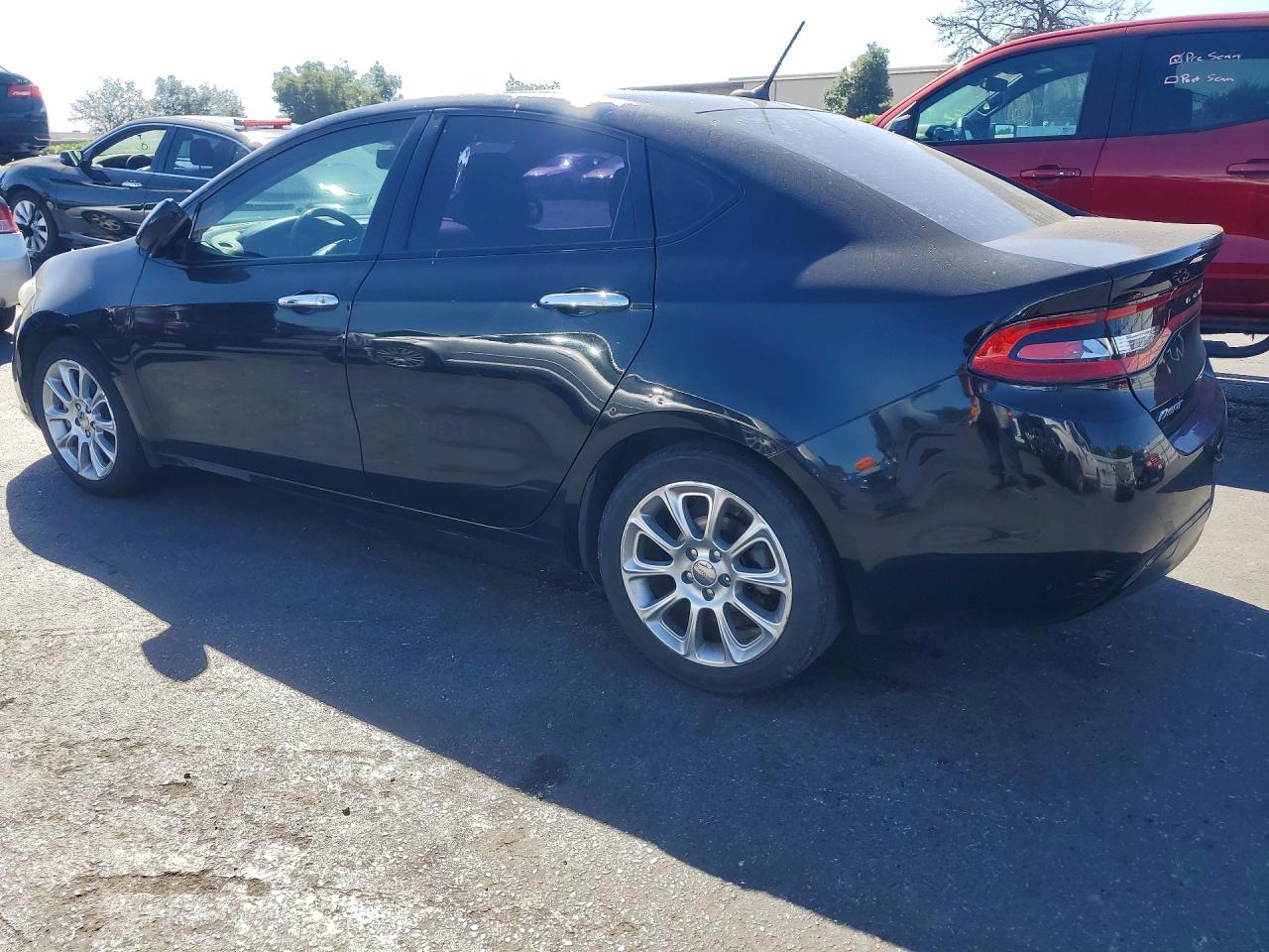 2014 Dodge Dart Limited Black vin: 1C3CDFCB3ED748117