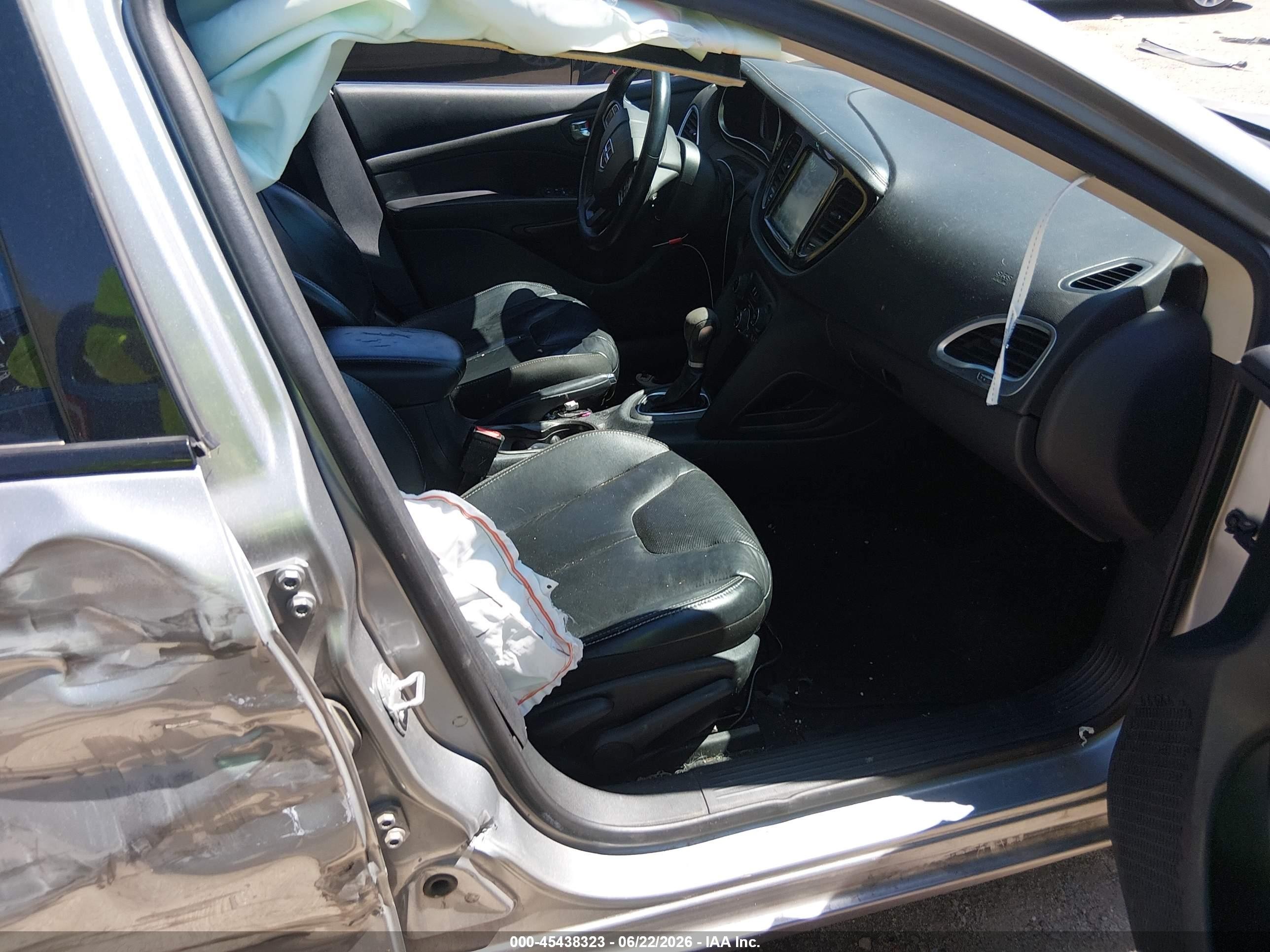 2014 Dodge Dart Limited Silver vin: 1C3CDFCB3ED791789