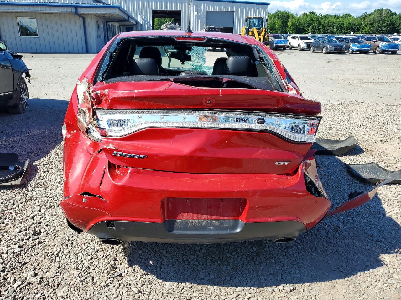 2013 Dodge Dart Limited Red vin: 1C3CDFCB4DD341857