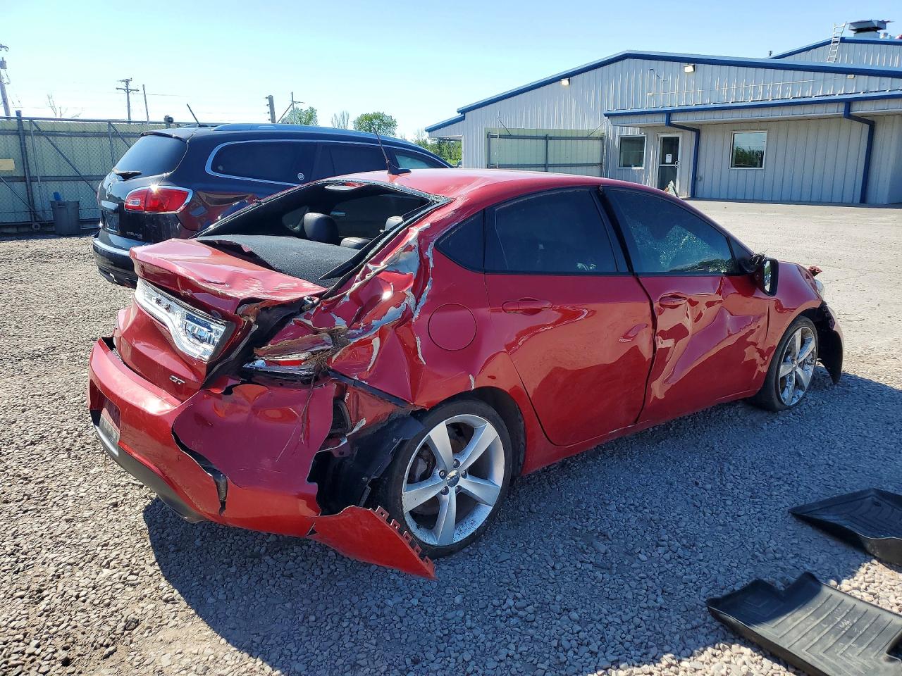 2013 Dodge Dart Limited Red vin: 1C3CDFCB4DD341857