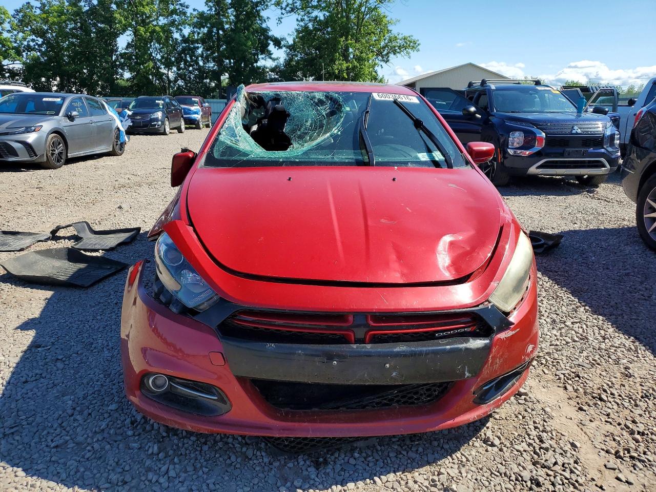 2013 Dodge Dart Limited Red vin: 1C3CDFCB4DD341857