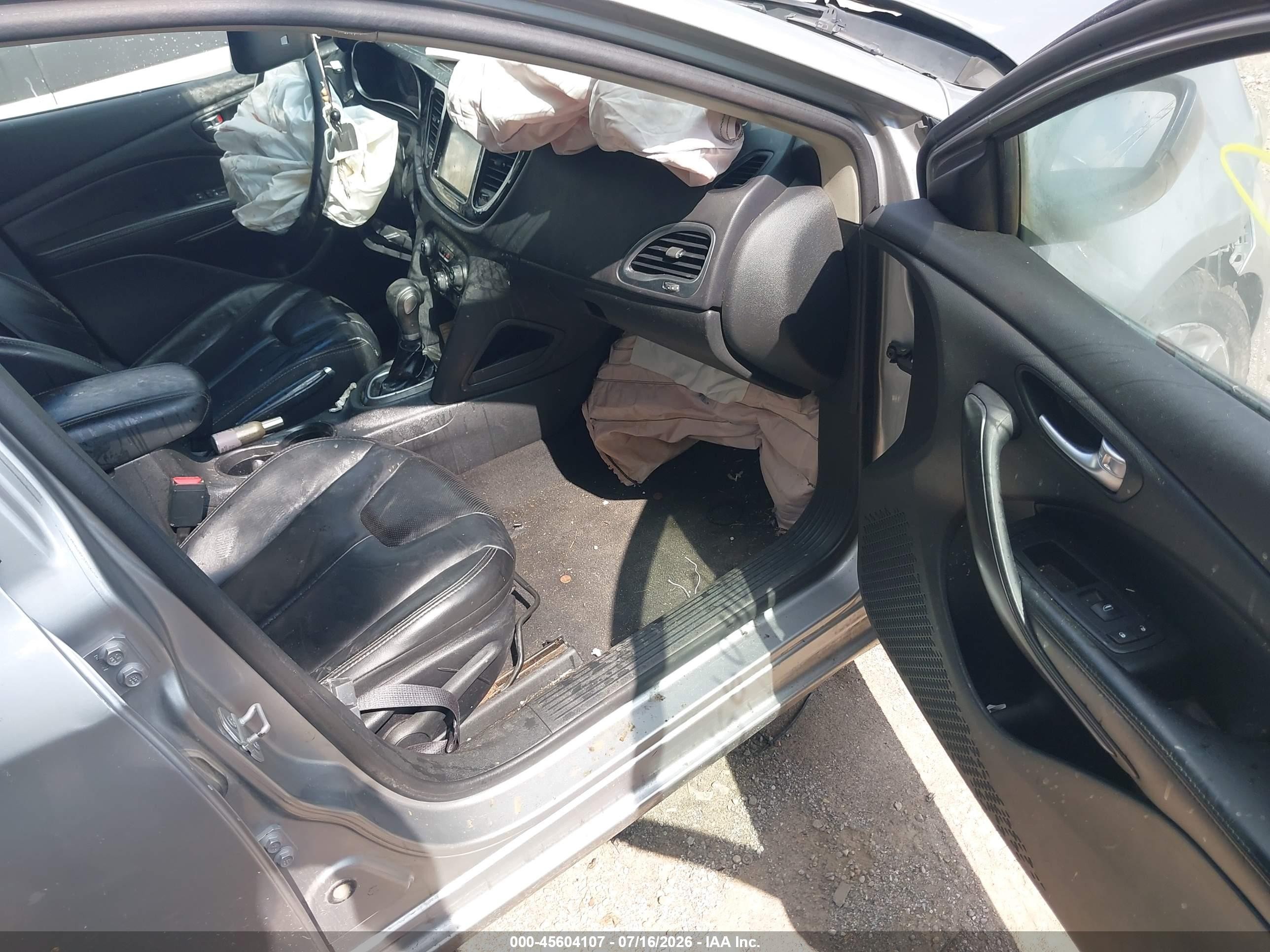 2015 Dodge Dart Limited Silver vin: 1C3CDFCB4FD182499
