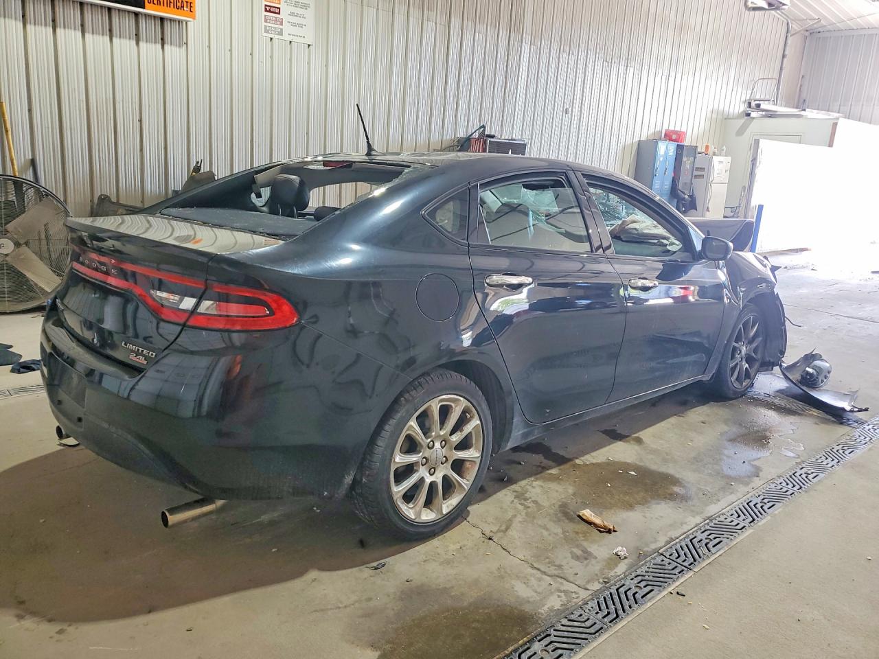 2014 Dodge Dart Limited Black vin: 1C3CDFCB5ED861115