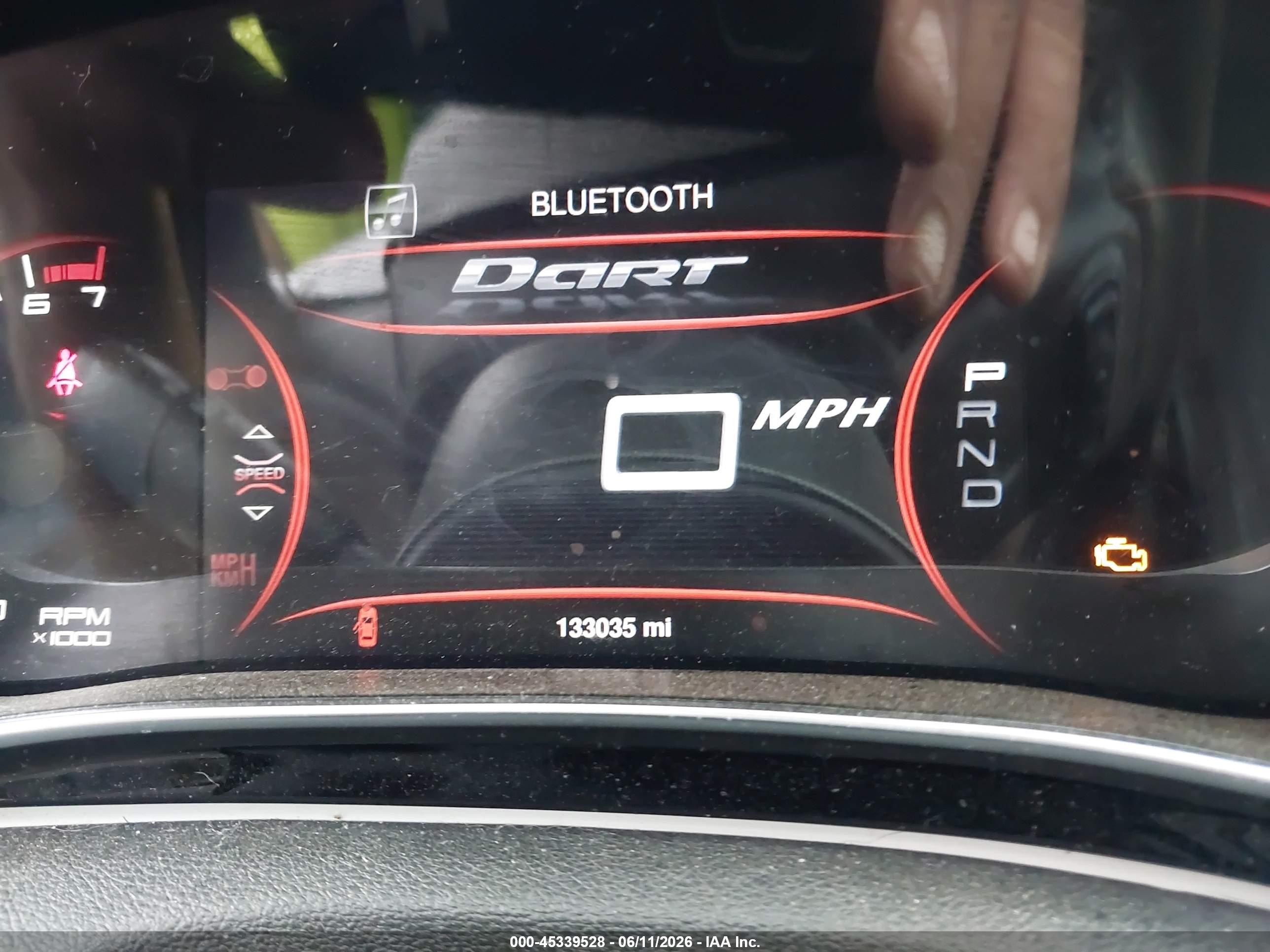 2015 Dodge Dart Limited Black vin: 1C3CDFCB5FD301760