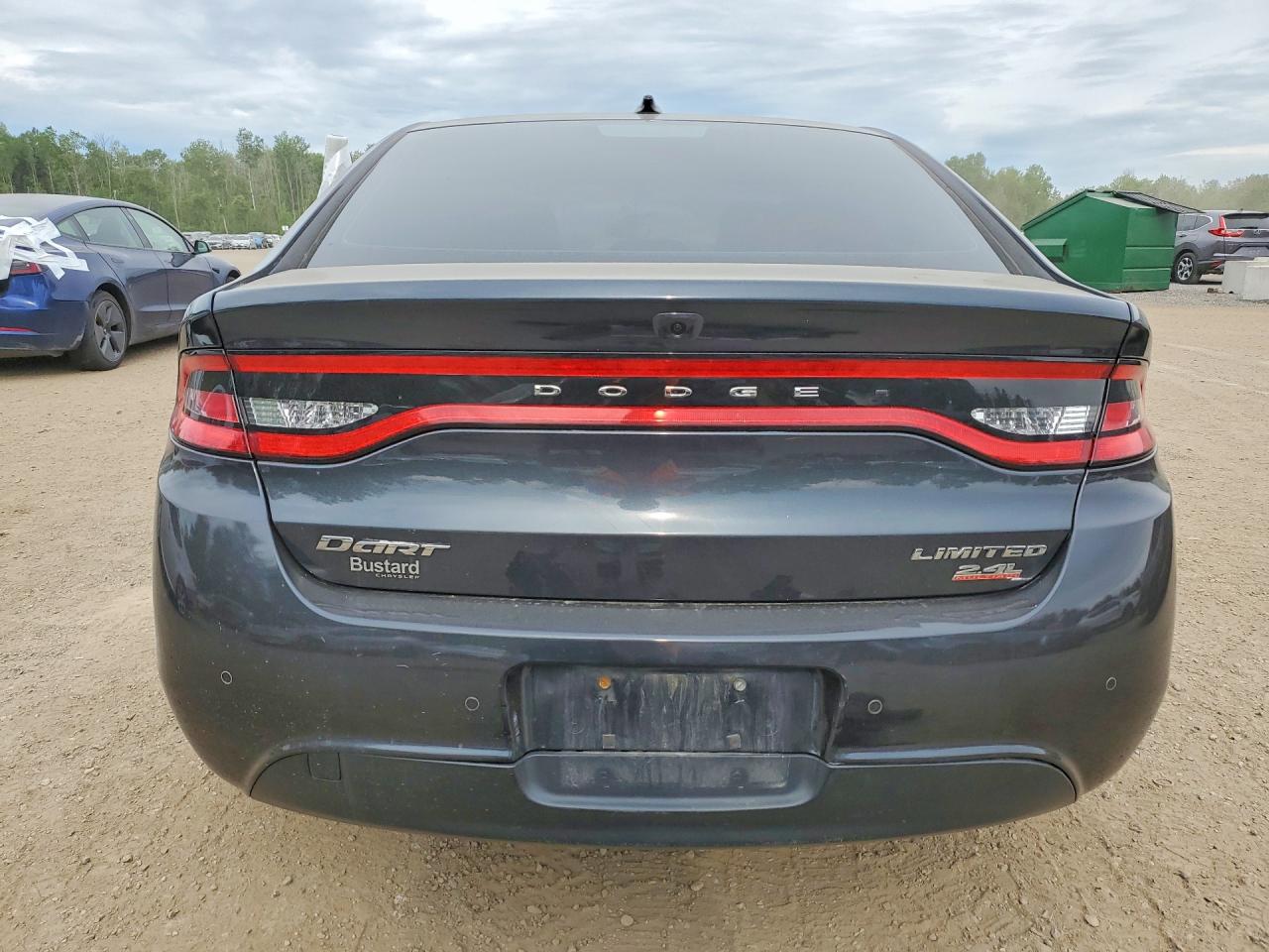 2014 Dodge Dart Limited Серый vin: 1C3CDFCB8ED697505